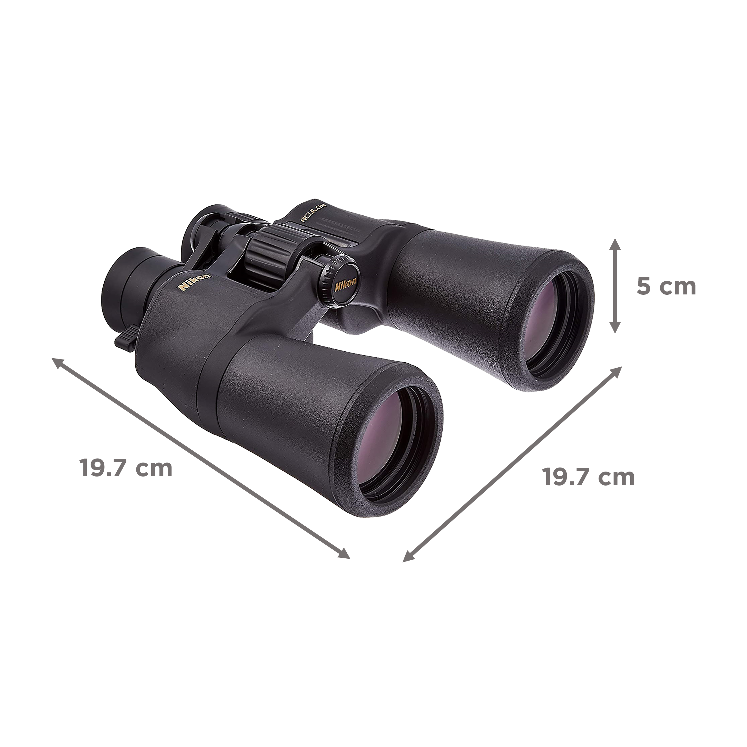 Nikon Aculon 22x 50mm Porro Prism Optical Binoculars (High Quality Image, BAA818SA, Black)_2