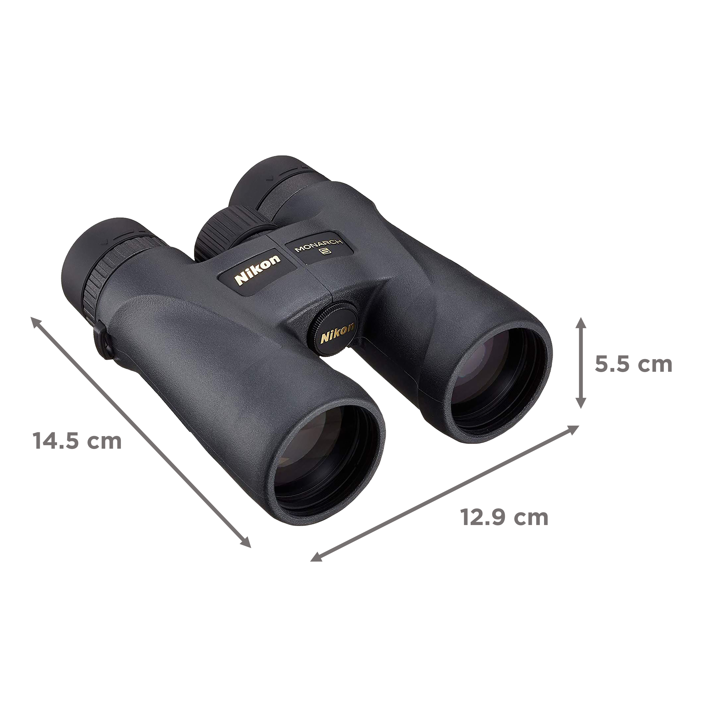 Nikon Monarch 5 8x 42mm Roof Prism Optical Binocular (Multilayer-Coated Lenses, BAA830SA, Black)_6