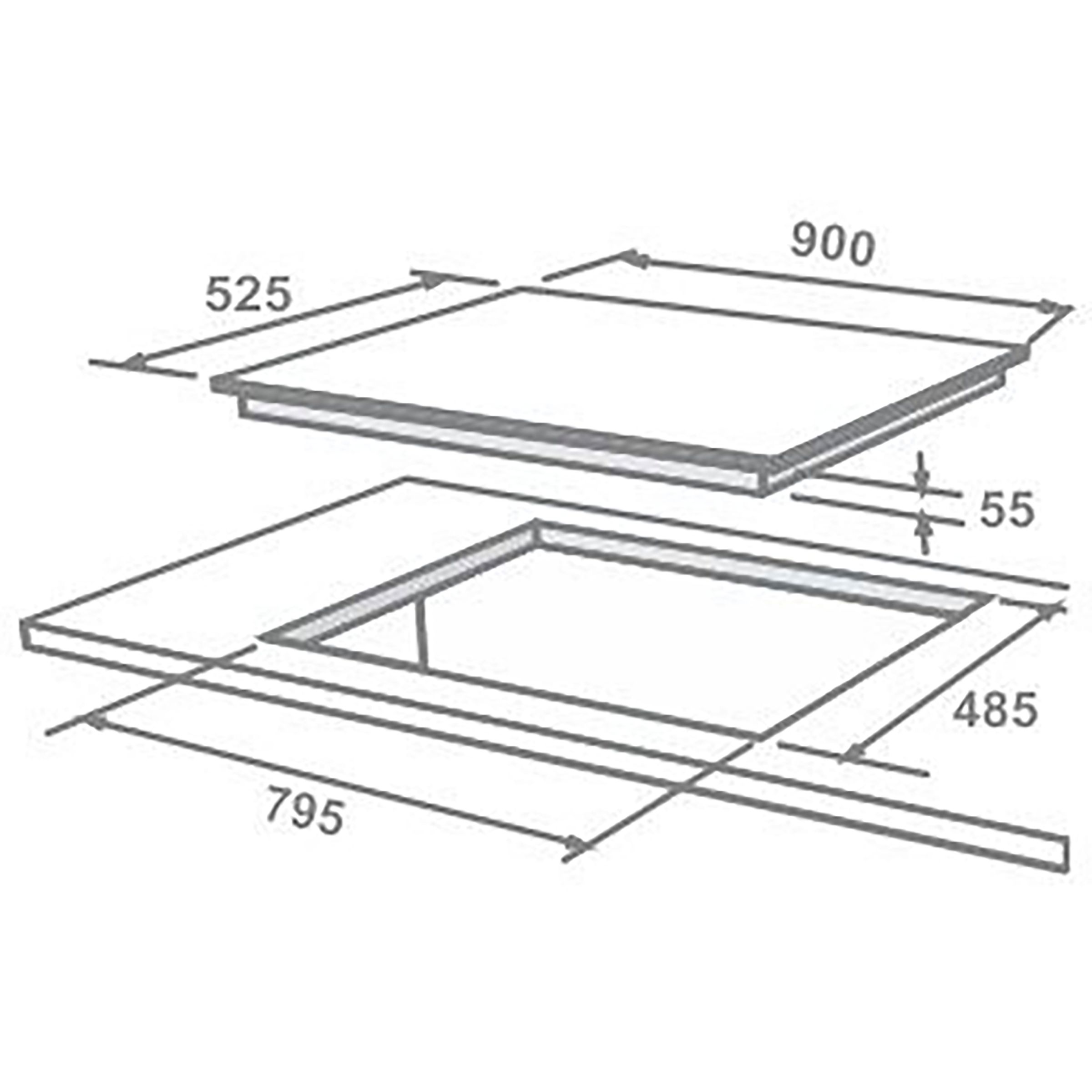 elica Pro MFC 5 Burner Glass Built-in Gas Hob (Electric Auto Ignition, 2684, Black)_3
