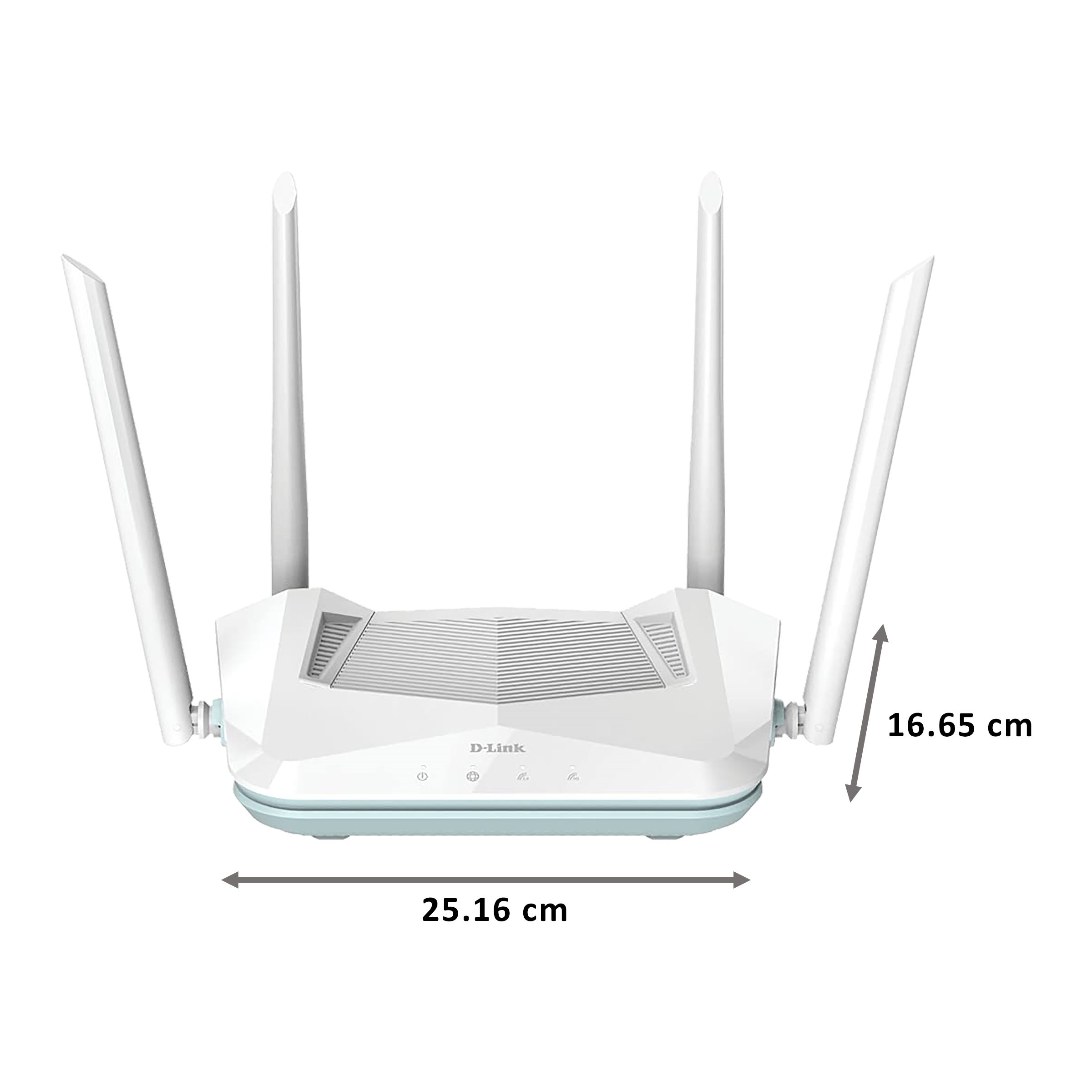 D-Link AX1500 Dual Band Wi-Fi 6 Router (4 Antennas, 3 LAN Ports, 2×2 MU-MIMO, OFDMA, White)_2