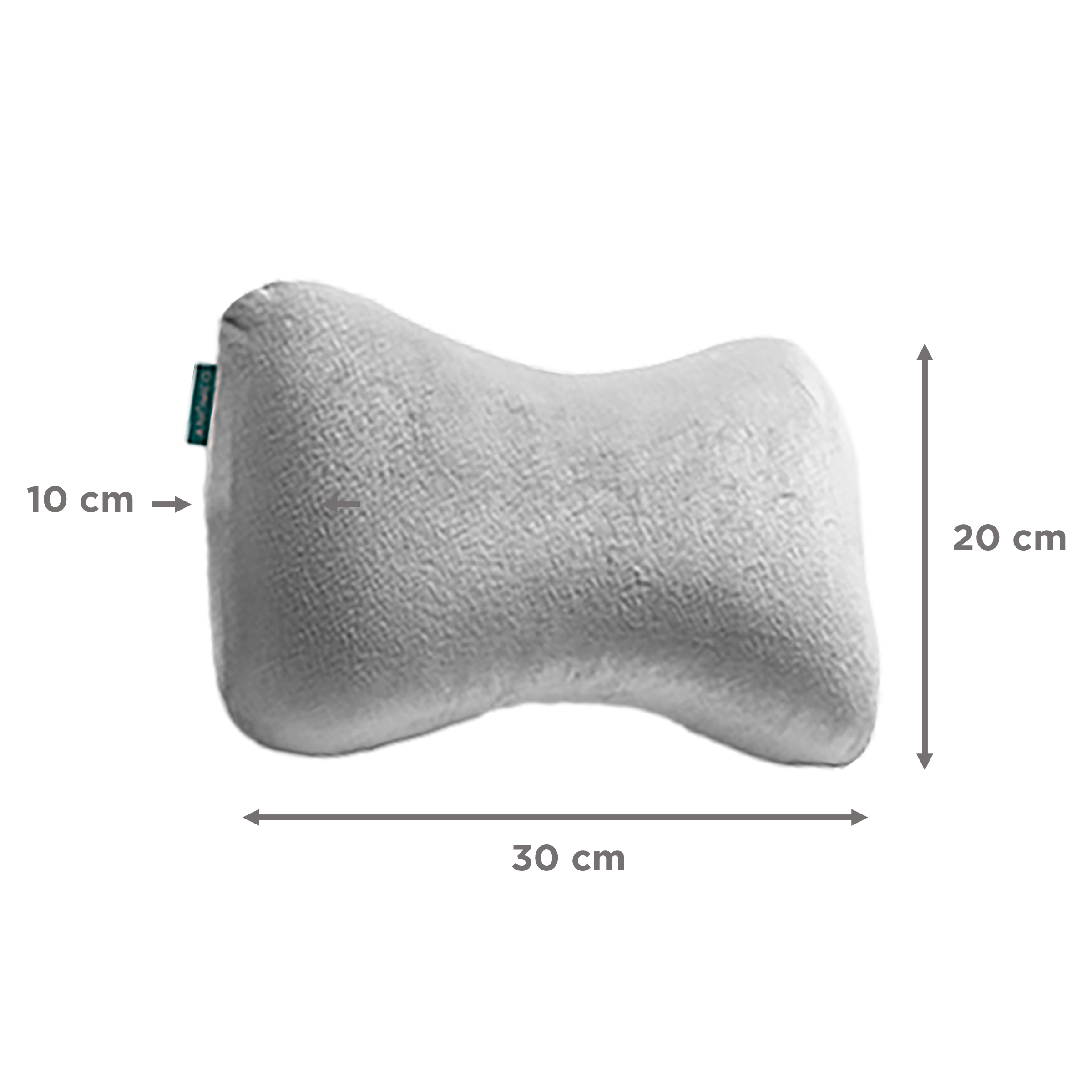 ANOMEO Memory Foam Neck Pillow (Hypoallergenic and Portable, 2404, Grey)_4