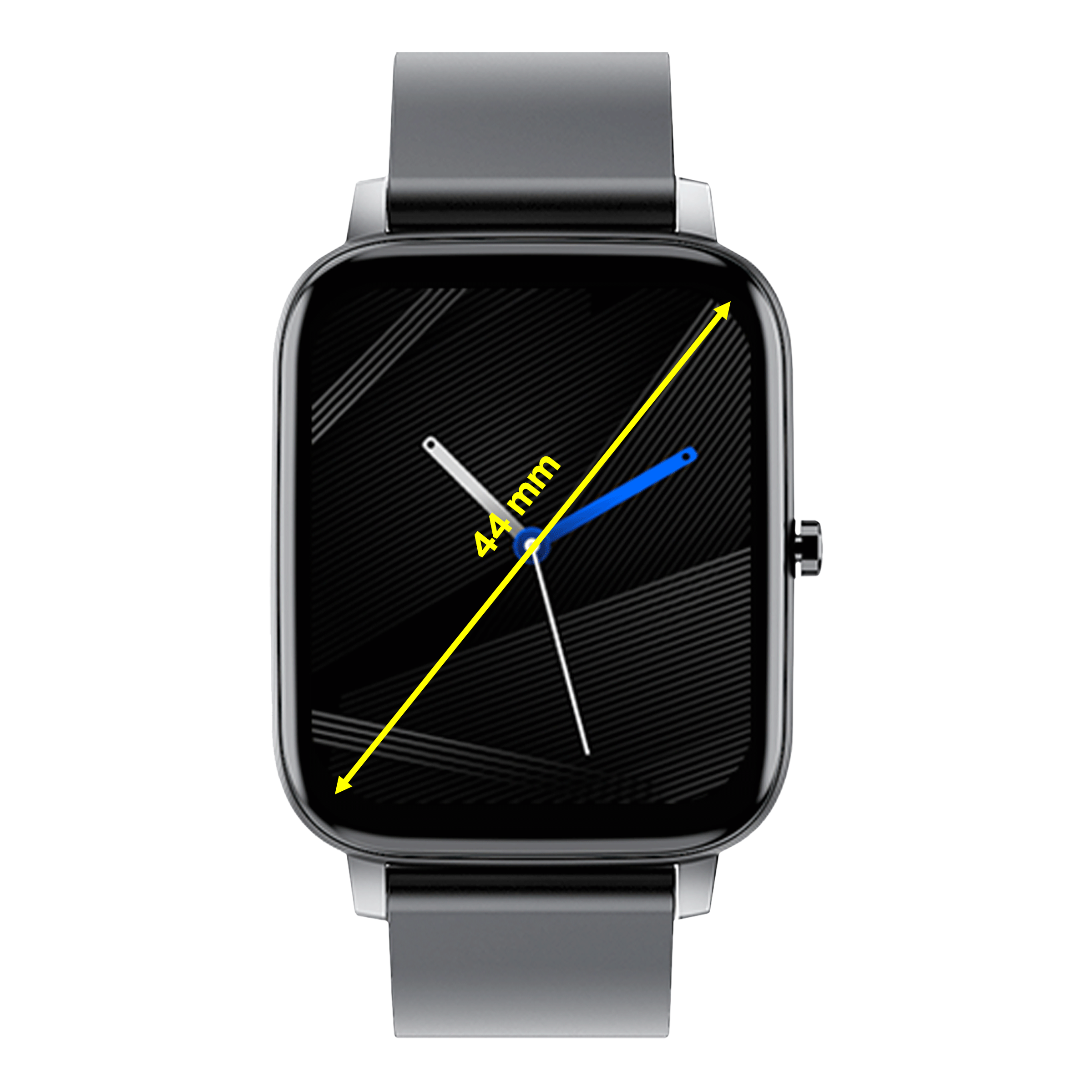 TAGG Verve Plus Smartwatch (Bluetooth, 44mm) (16 Sports Mode, Silver/Black, Silicone Band)_5