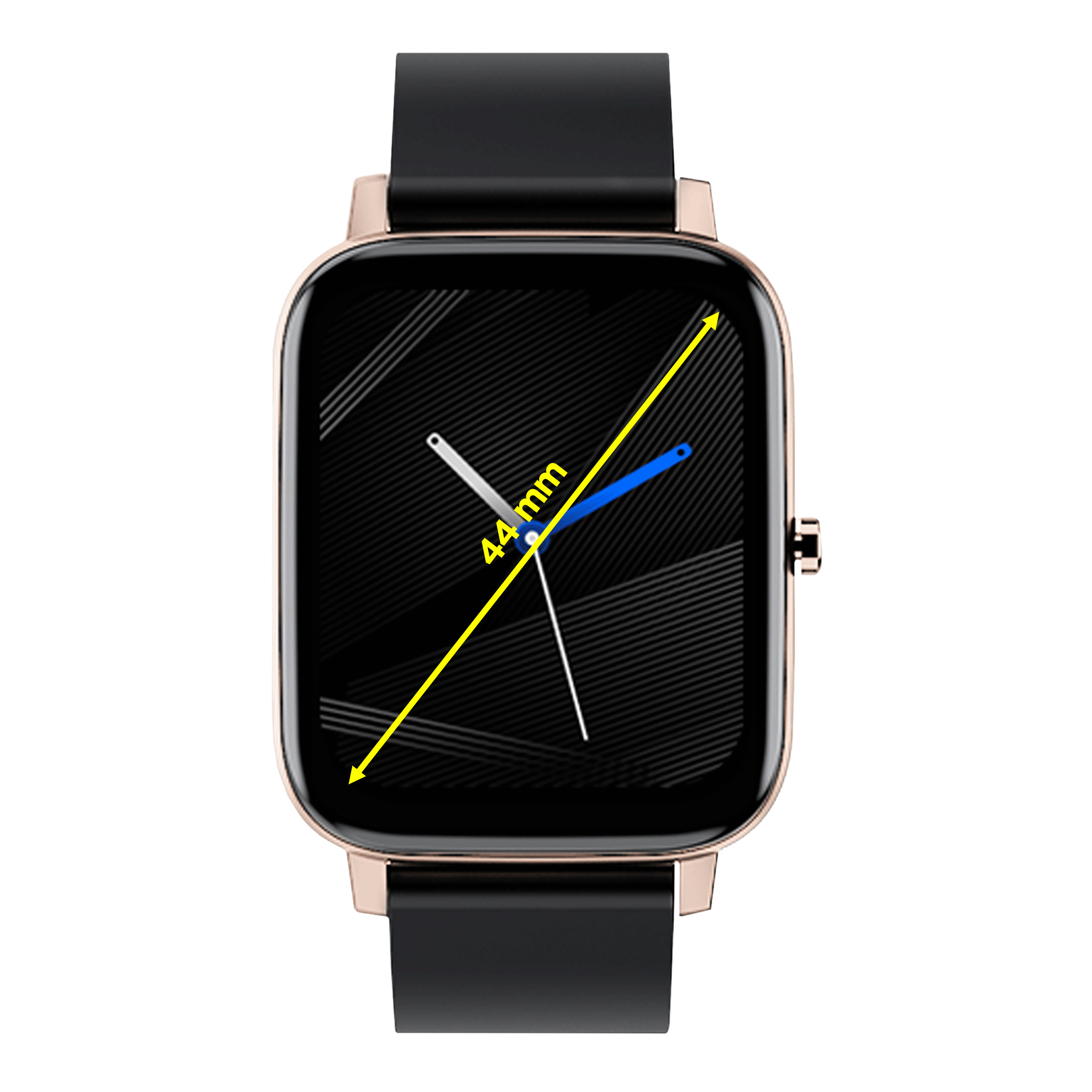 TAGG Verve Plus Smartwatch (Bluetooth, 44mm) (16 Sports Modes, Brown/Black, Silicone Band)_9