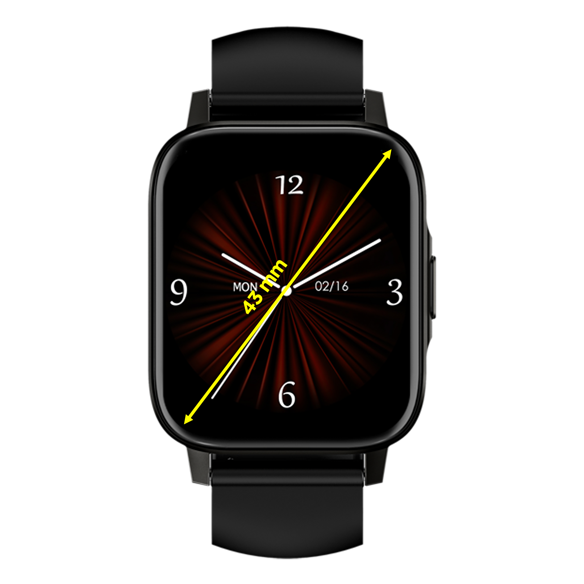 TAGG Verve Neo Smartwatch (Bluetooth, 43mm) (15 Sports Mode, Black)_8