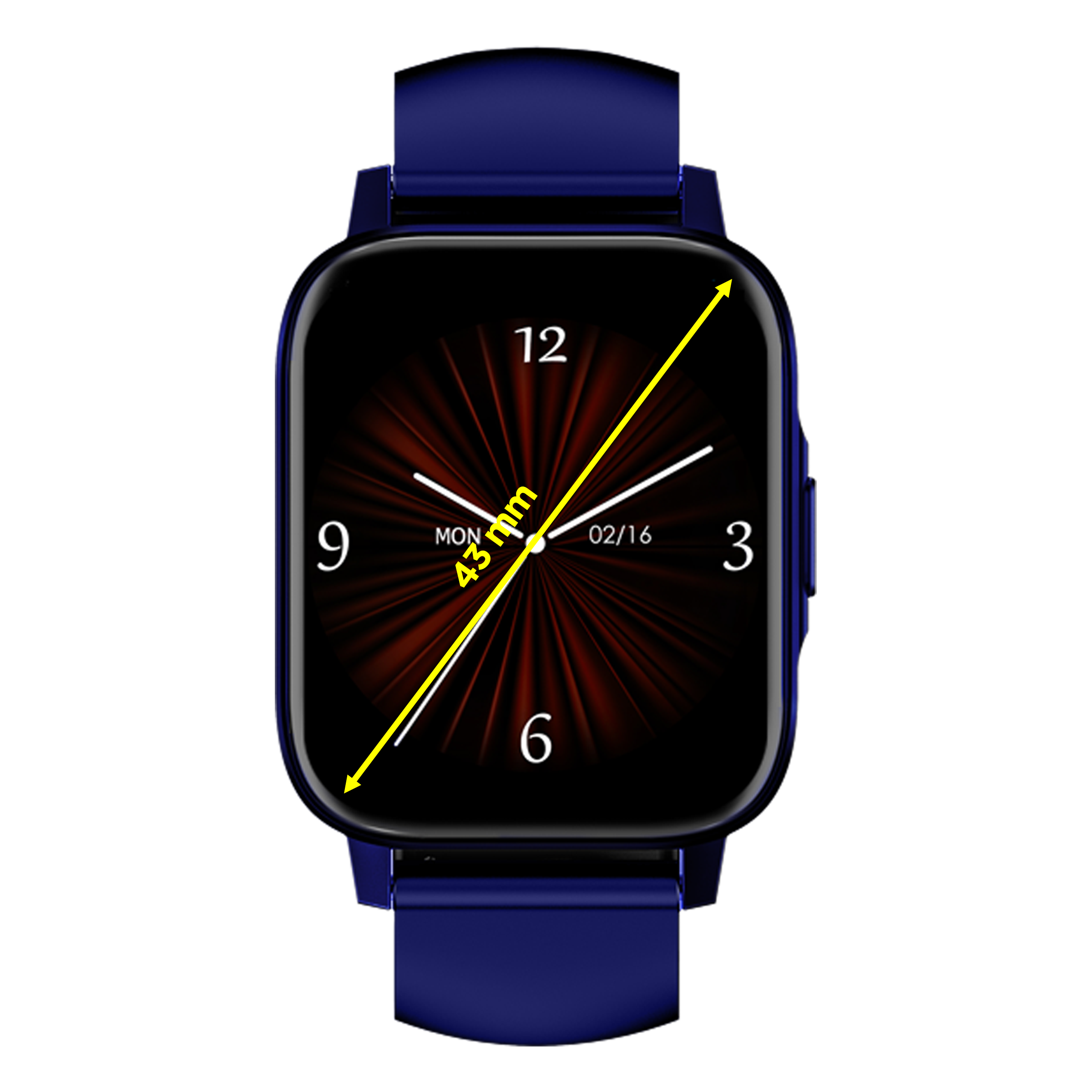 TAGG Verve Neo Smartwatch (Bluetooth, 43mm) (15 Sports Mode, Blue)_8