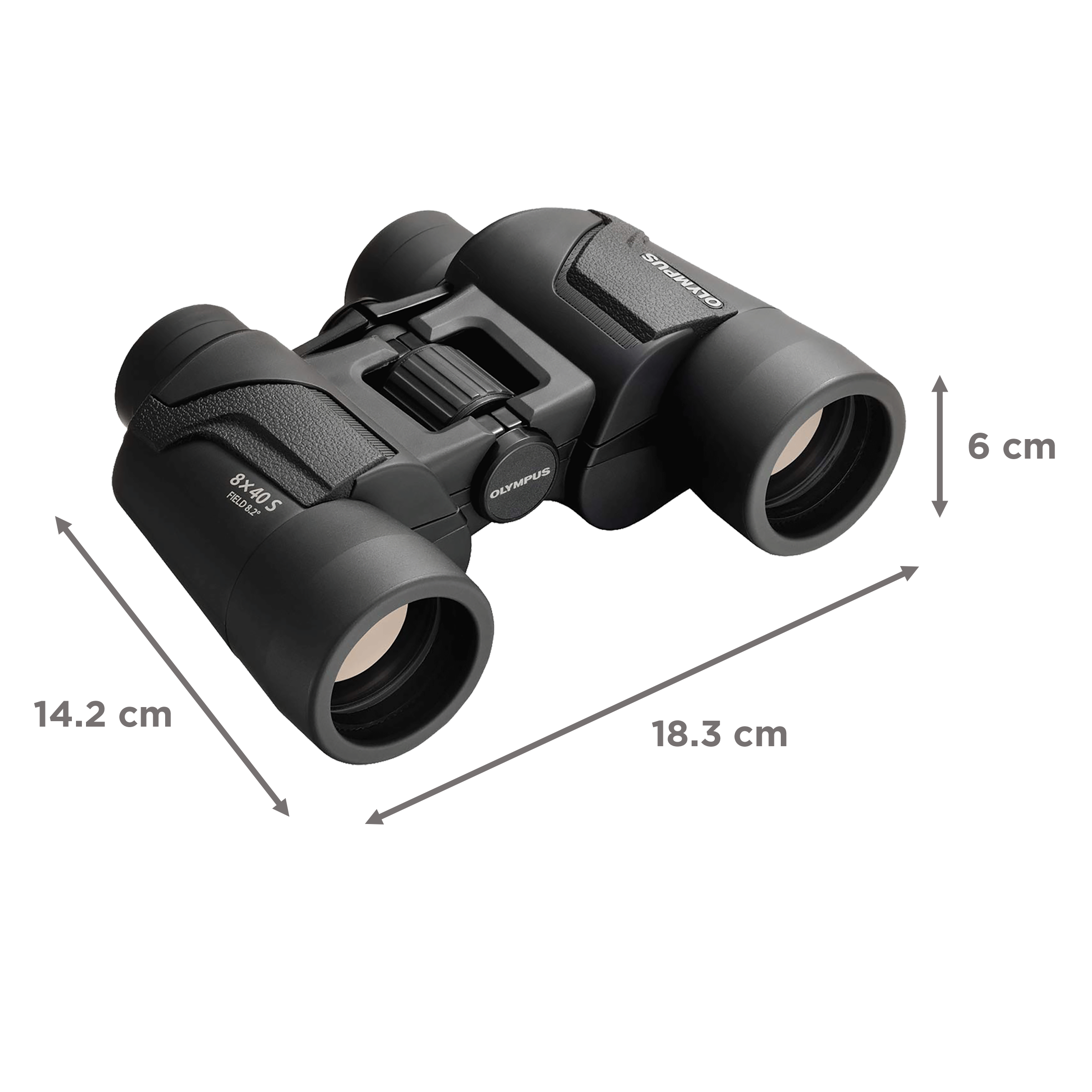 OLYMPUS 8 x 40 mm Porro Prism Optical Binoculars (Bright and Wider Field of View, 8X40S, Black)_5