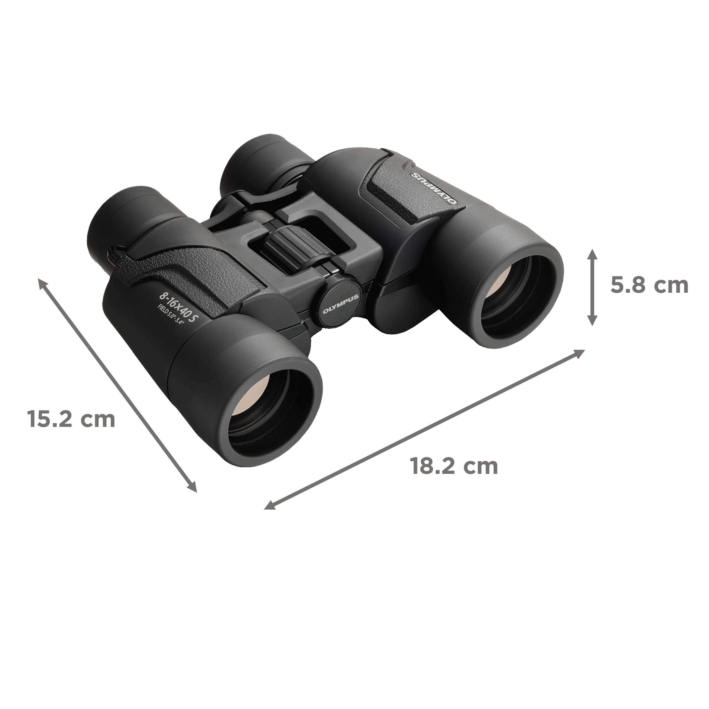 OLYMPUS 8 x 40 mm Porro Prism Optical Binoculars (UV Protection, 8-16X40 S, Black)_4