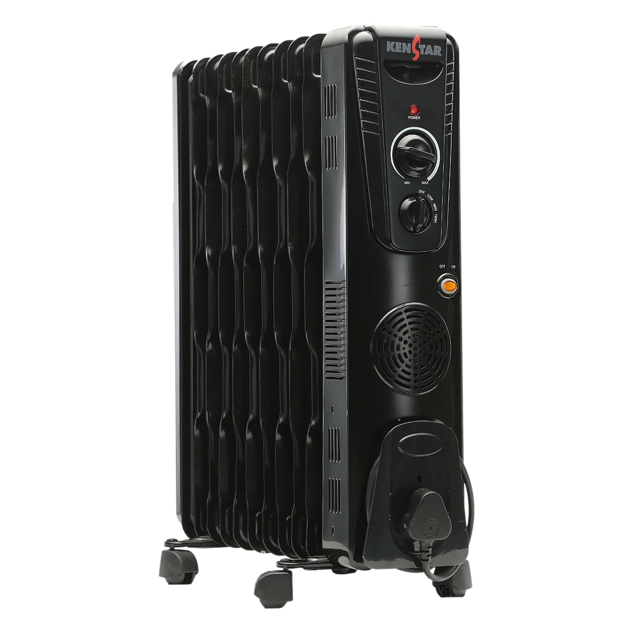 KENSTAR FERNO 11 2900 Watts PTC Oil Filled Room Heater (11 Fin, KORFER29MC11R0-SRG, Black)_1