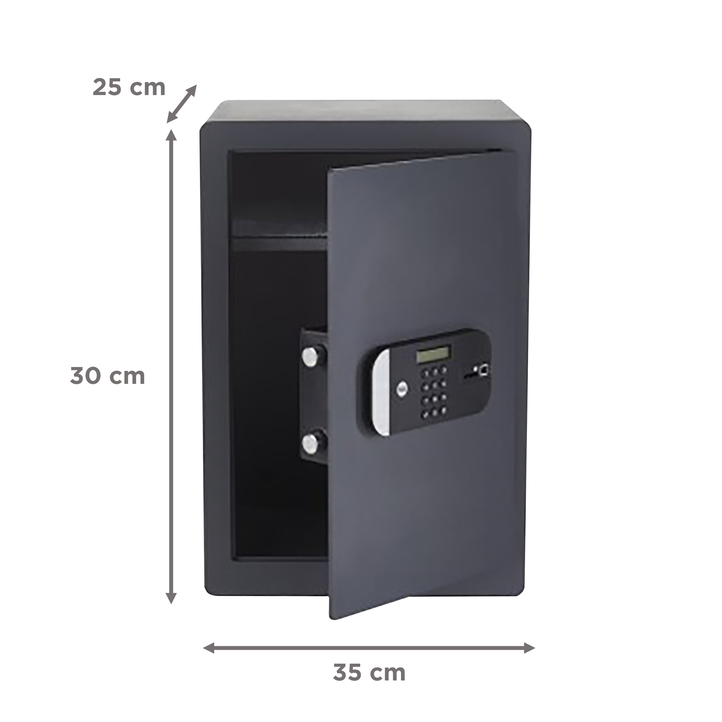 Yale 49.8 Litres Digital Safety Locker (1 Shelf, YSFM/520/EG1, Black) Yale 49.8 Litres Digital Safety Locker (1 Shelf, YSFM/520/EG1, Black)_2