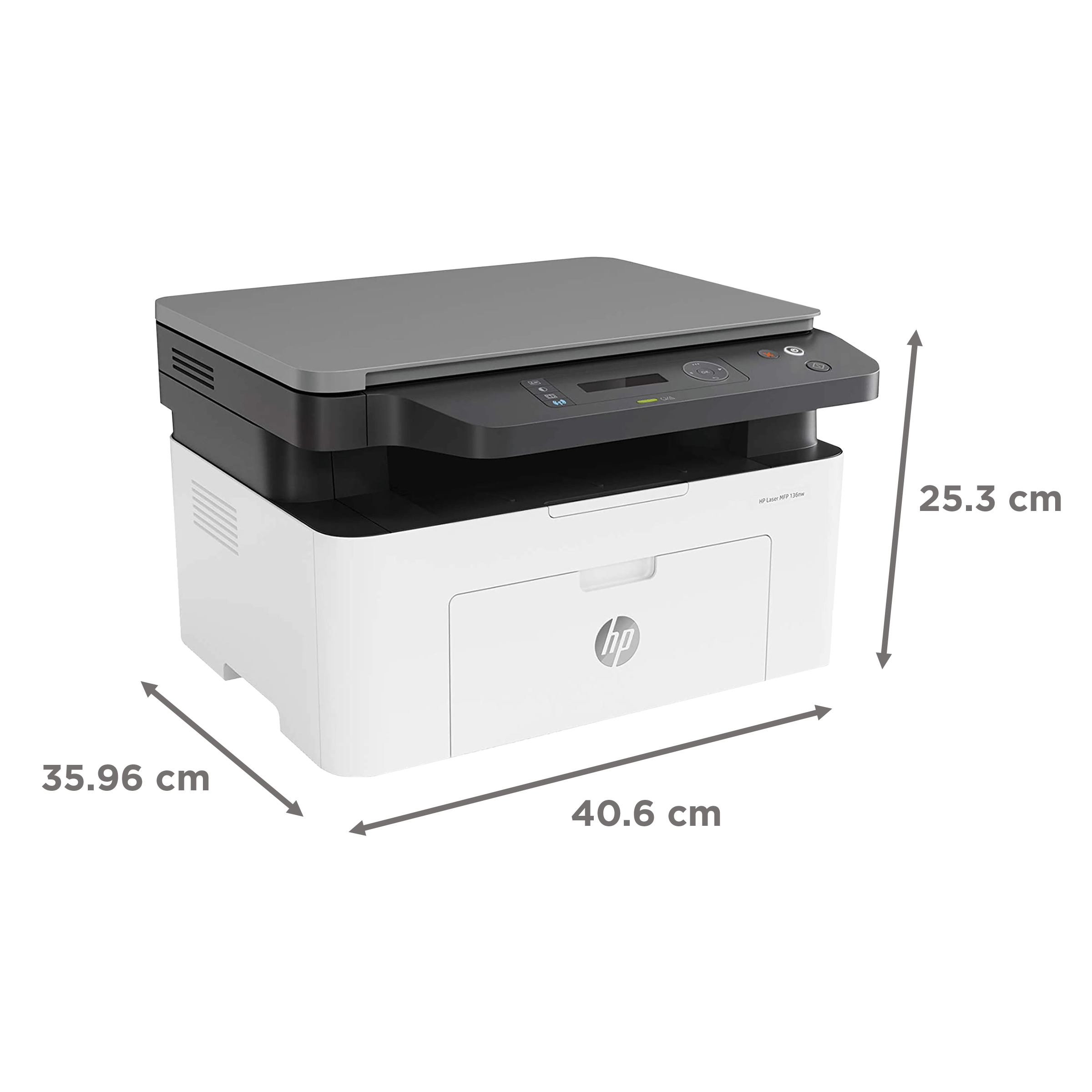 HP Laser 136nw Wireless Black & White Multi-Function Laserjet Printer (Mobile Printing Capability, 4ZB87A, White) HP Laser 136nw Wireless Black & White Multi-Function Laserjet Printer (Mobile Printing Capability, 4ZB87A, White)_8
