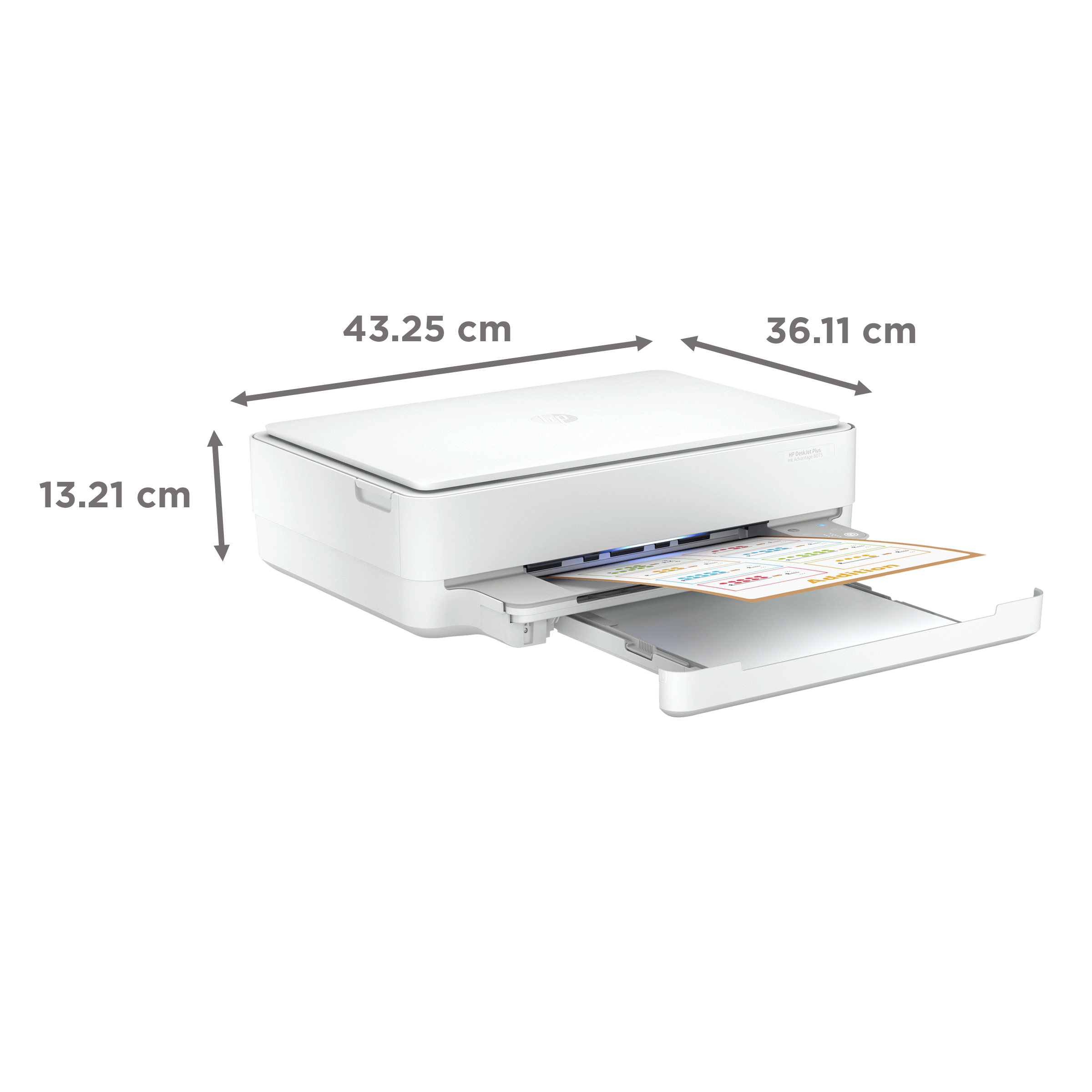 HP DeskJet Plus Ink Efficient 6075 Wireless Color All-in-One Inkjet Printer (Automatic Duplex Printing, 5SE26B, White) HP DeskJet Plus Ink Efficient 6075 Wireless Color All-in-One Inkjet Printer (Automatic Duplex Printing, 5SE26B, White)_8