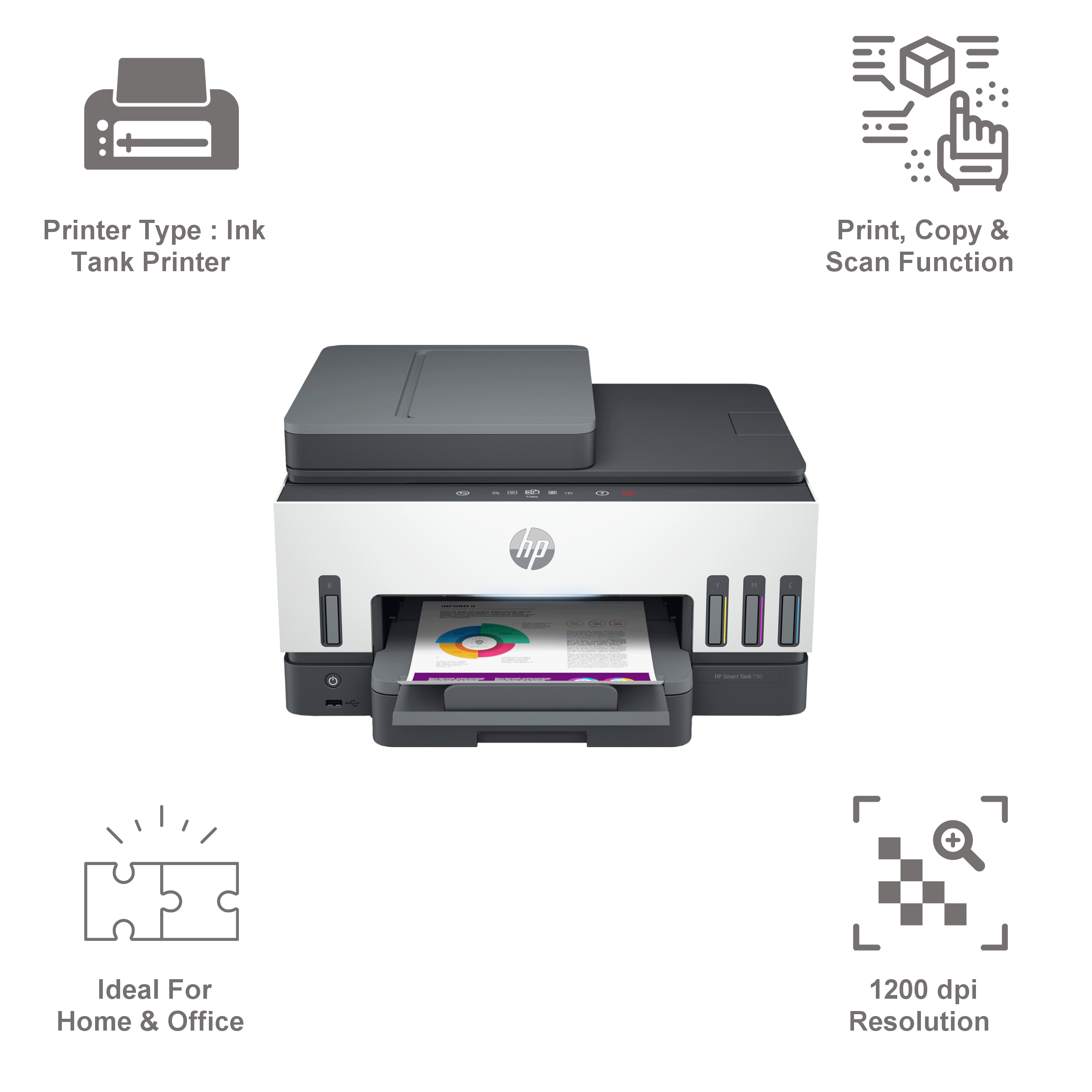HP Smart Tank 790 All in One Wi-Fi Inkjet Printer with Magic Touch Panel (Auto Document Feeder, Black) HP Smart Tank 790 All in One Wi-Fi Inkjet Printer with Magic Touch Panel (Auto Document Feeder, Black)_9
