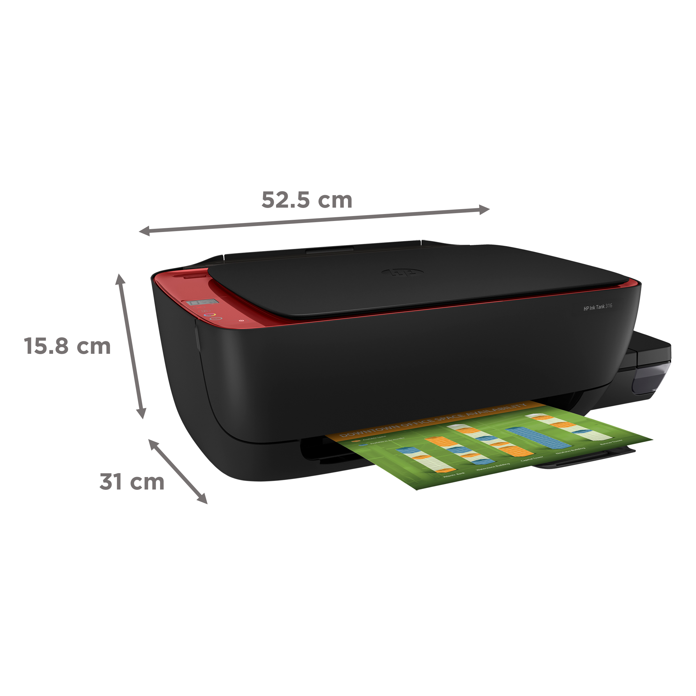 HP Ink Tank 316 Hi-Speed USB 2.0 Color All-in-One Ink Tank Printer (1000 Pages Max Monthly Duty Cycle, 7ZV78A, Black)_6