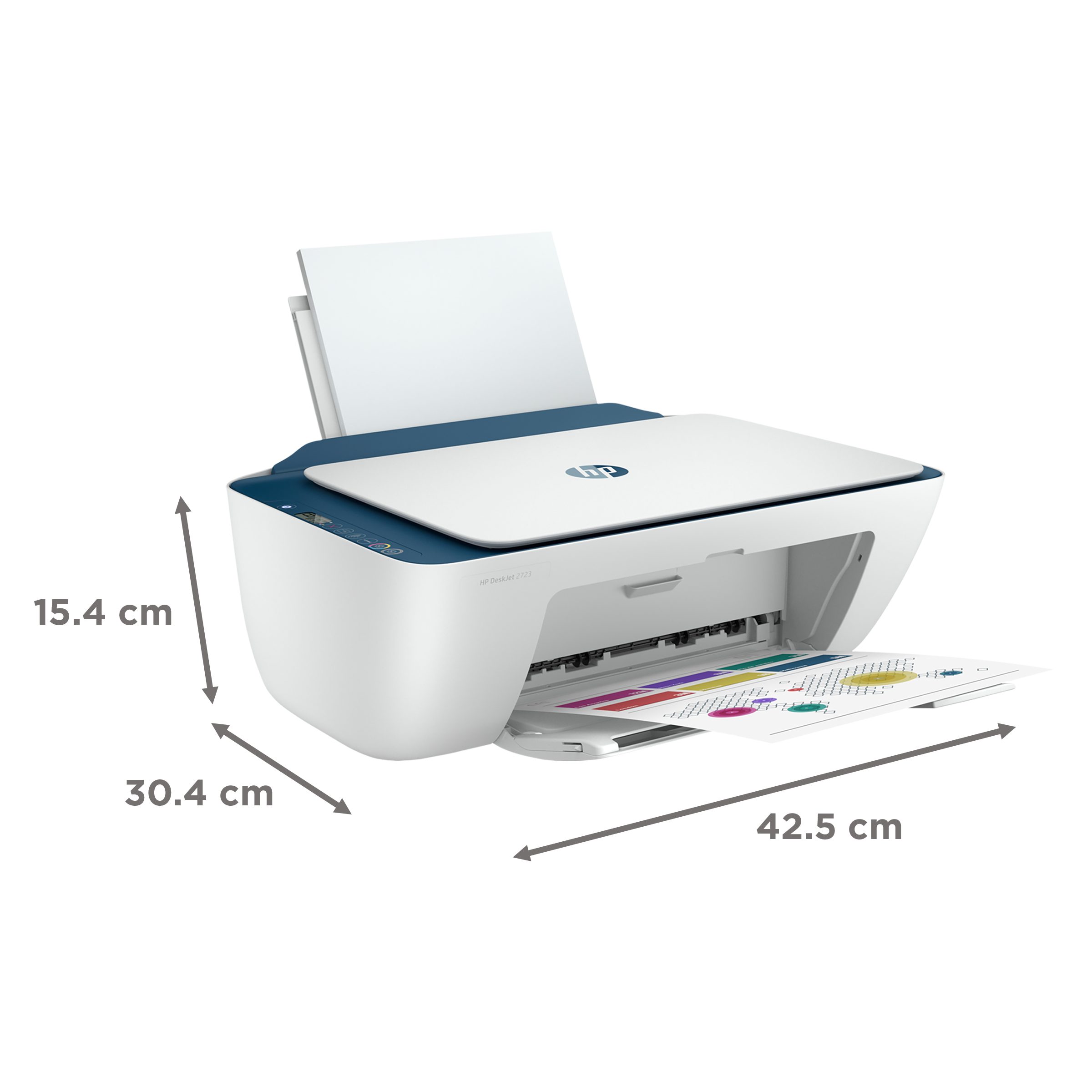 HP DeskJet 2723 Wireless Color All-in-One Inkjet Printer (Hassle-Free Ink Management, 7FR53D, Black)_6