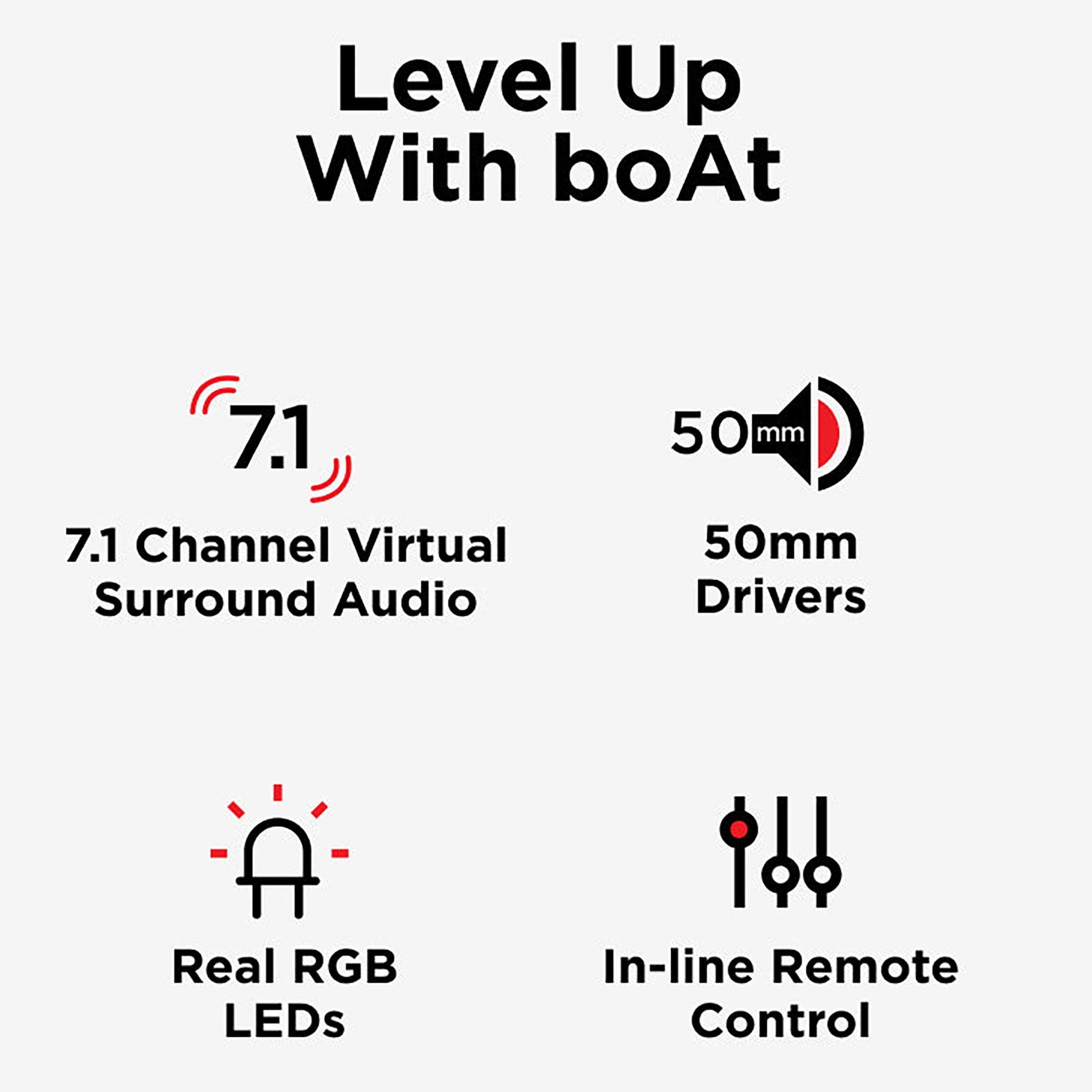boAt Immortal 400 Wired Gaming Headphone with  Environmental Noise Cancellation (Intelligent Denoising Mic, Over Ear, Black Sabre)_6