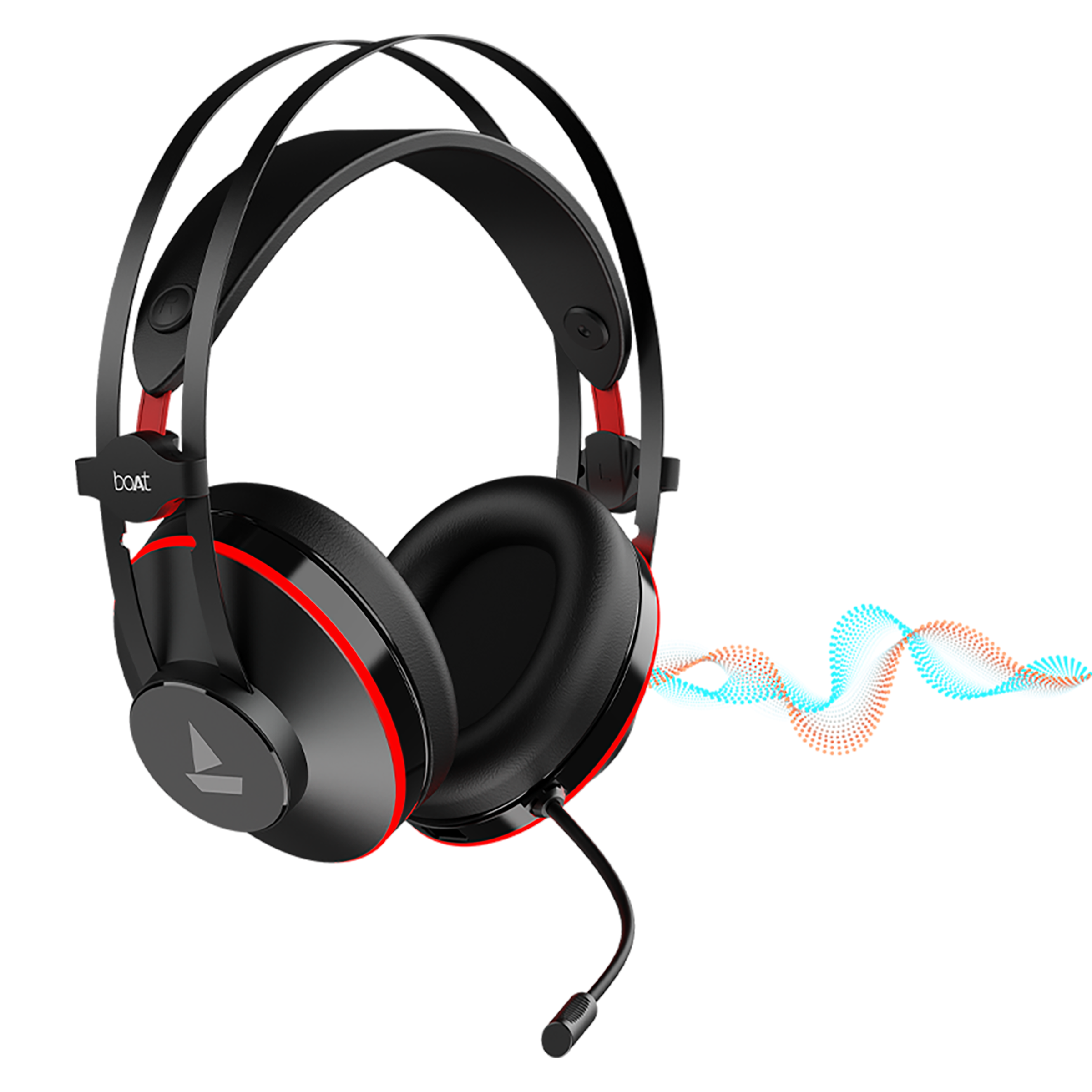 boAt Immortal 400 Wired Gaming Headphone with  Environmental Noise Cancellation (Intelligent Denoising Mic, Over Ear, Black Sabre)_7