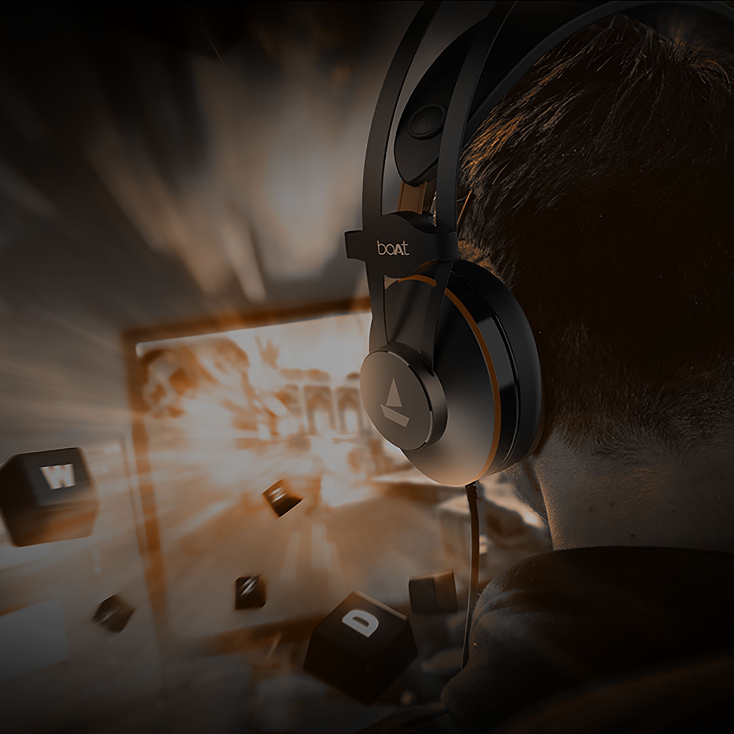 boAt Immortal 400 Wired Gaming Headphone with  Environmental Noise Cancellation (Intelligent Denoising Mic, Over Ear, Black Sabre)_8