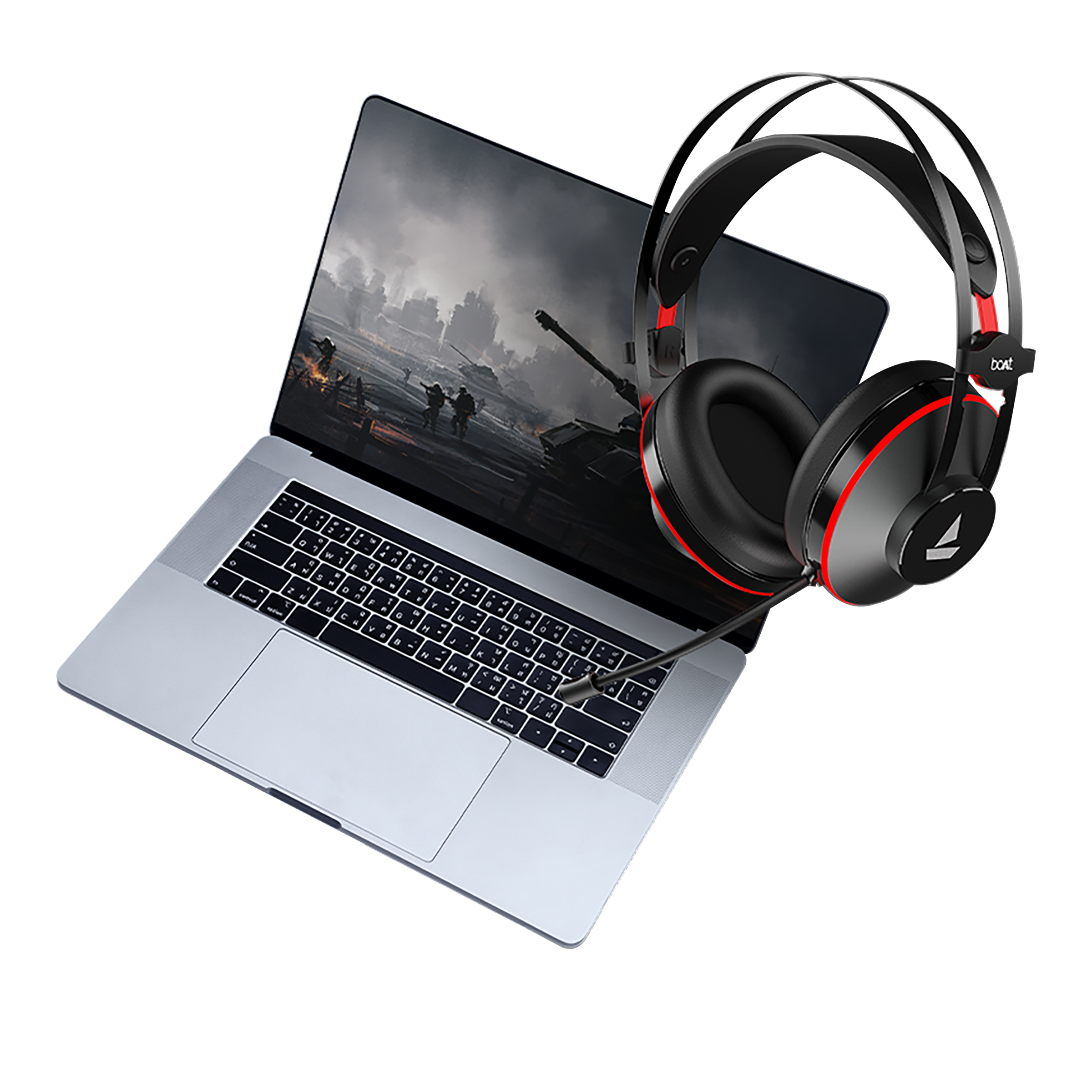 boAt Immortal 400 Wired Gaming Headphone with  Environmental Noise Cancellation (Intelligent Denoising Mic, Over Ear, Black Sabre)_9