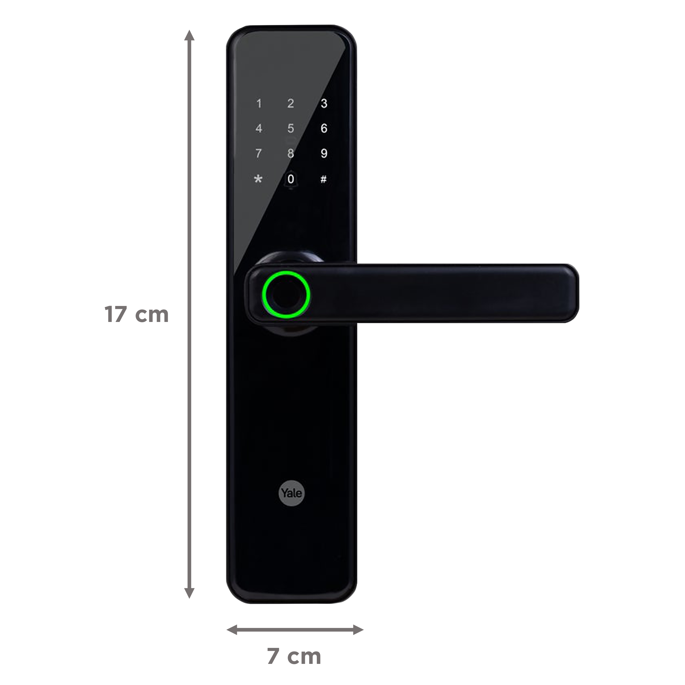 Yale Smart Digital Lock For Private Space (Smart Keypad, YDME 50 NxT, Black)_10