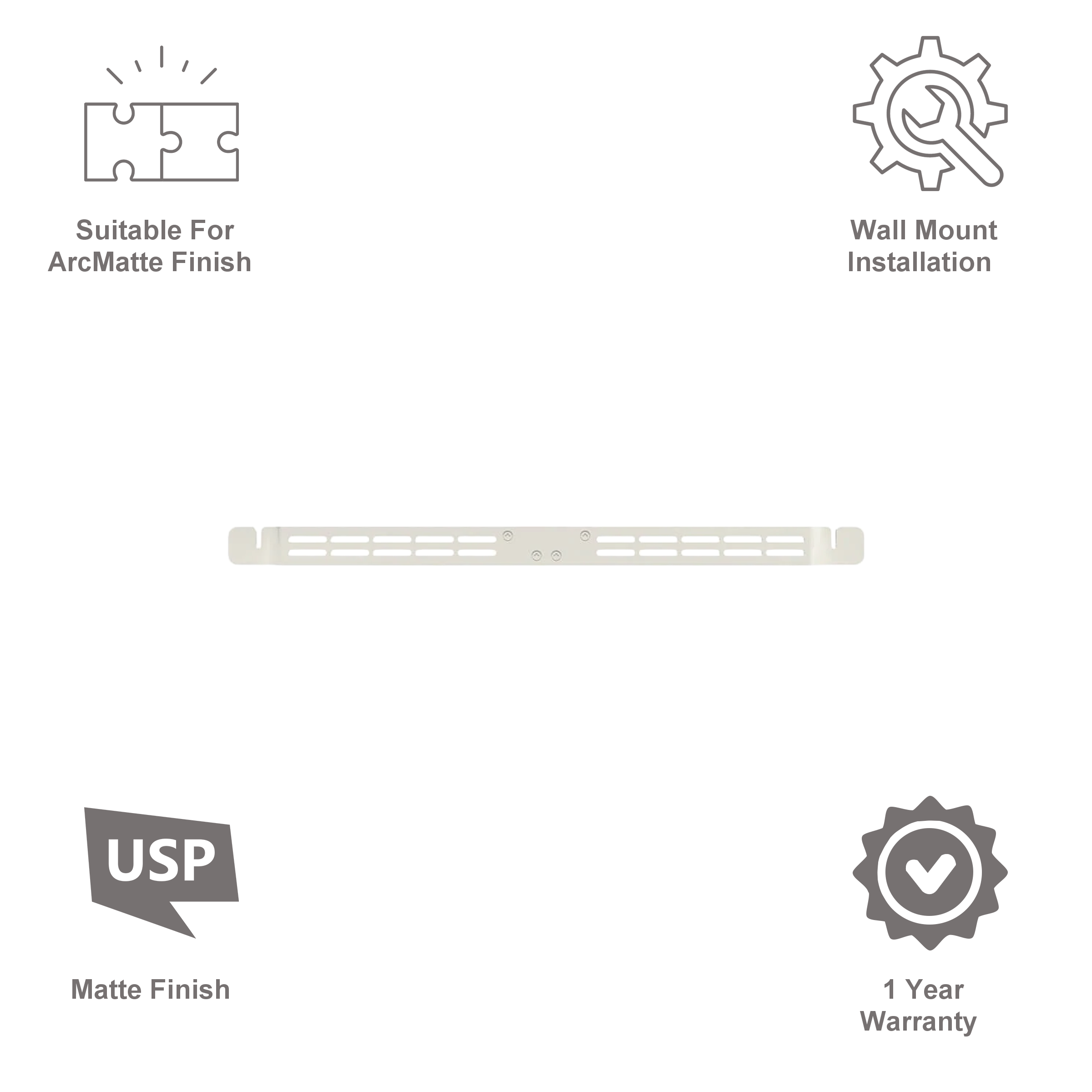 SONOS Wall Mount (Matte Finish, SNS-ARCWM, White)_3