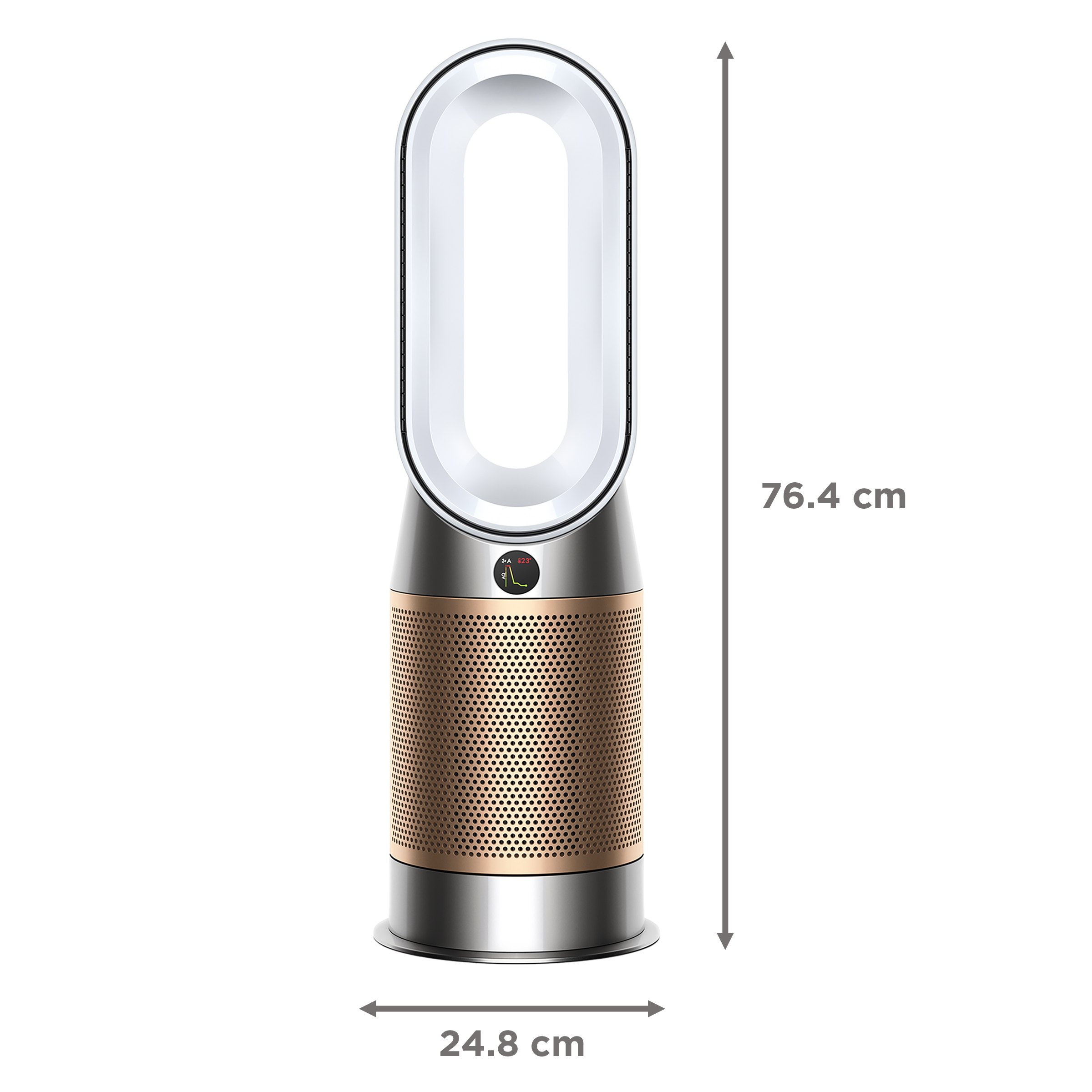 dyson HP09 Air Multiplier Air Purifier & Heater (Auto Mode & Night Mode, 379693-01, White/ Gold)_7