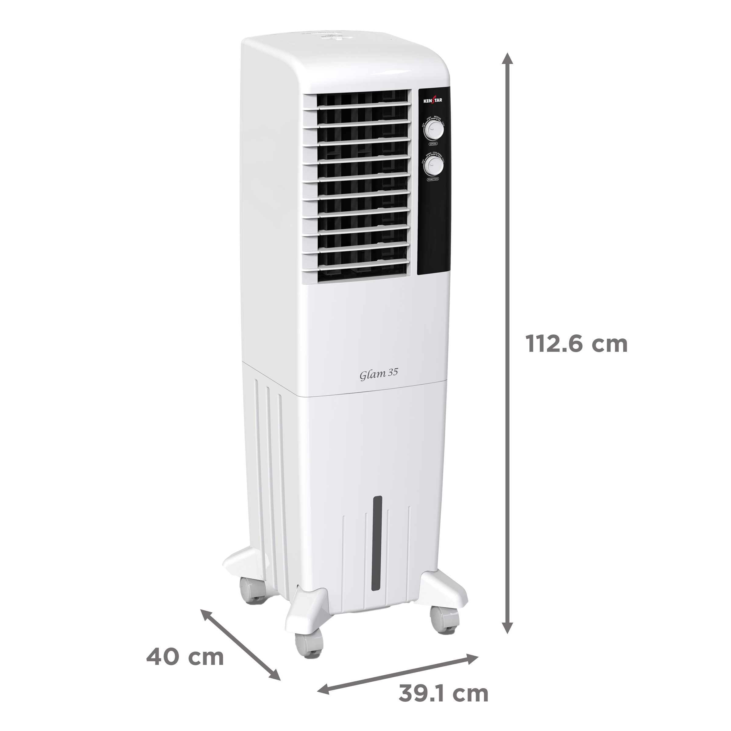 KENSTAR GLAM 35 Litres Tower Air Cooler (Inverter Compatible, KCLGLMWH035BMH-ELM, White) KENSTAR GLAM 35 Litres Tower Air Cooler (Inverter Compatible, KCLGLMWH035BMH-ELM, White)_15