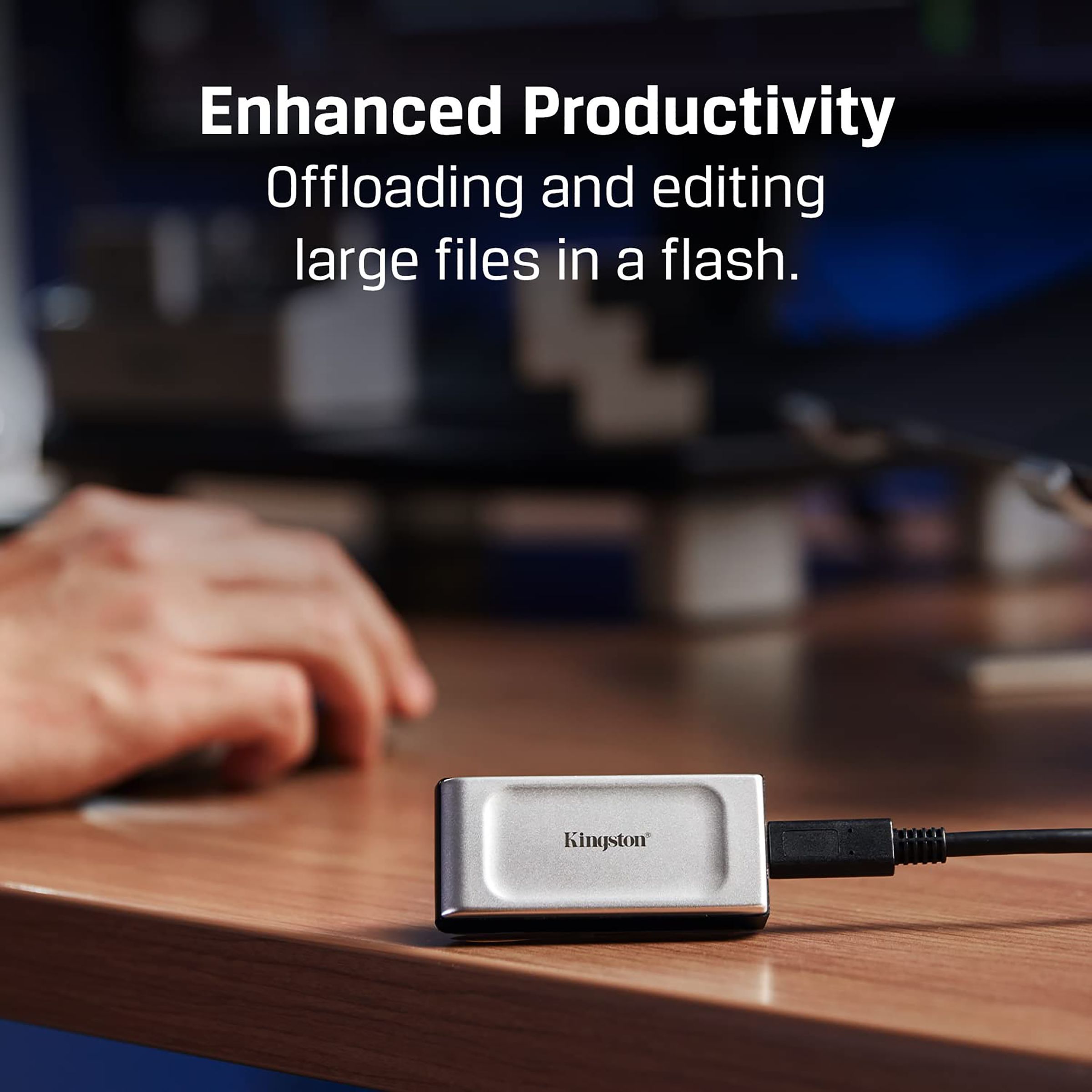 Kingston XS2000 1TB USB 3.2 Solid State Drive (2,000MB/s Read & Write Speed, SXS2000/1000G, Black/Grey)_7