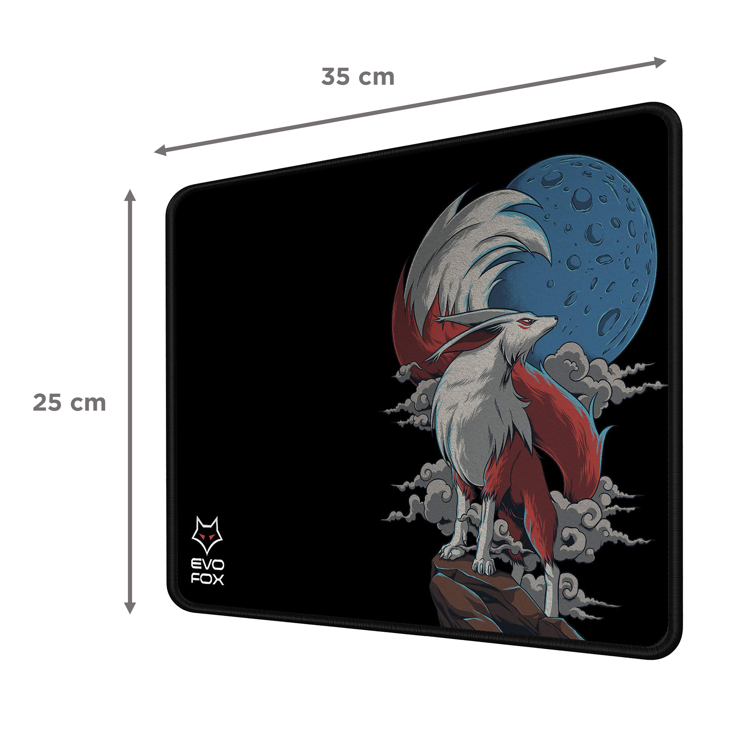 AMKETTE Falcon X35 Gaming Mouse Pad (Non-Slip Rubber base, 595BK, Black)_8