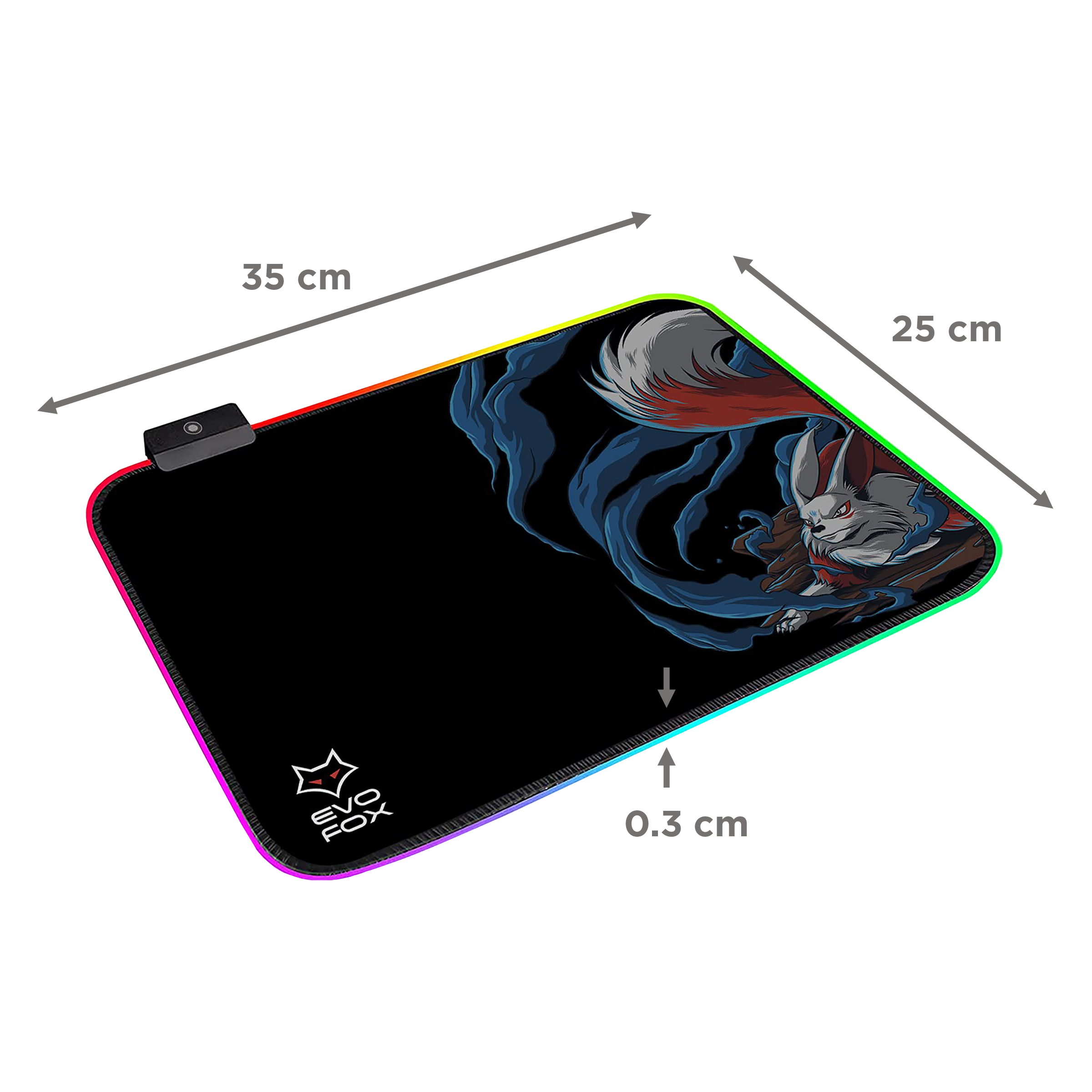 AMKETTE Falcon LX35 Gaming Mouse Pad (Touch Sensor, 596BK, Black) AMKETTE Falcon LX35 Gaming Mouse Pad (Touch Sensor, 596BK, Black)_8