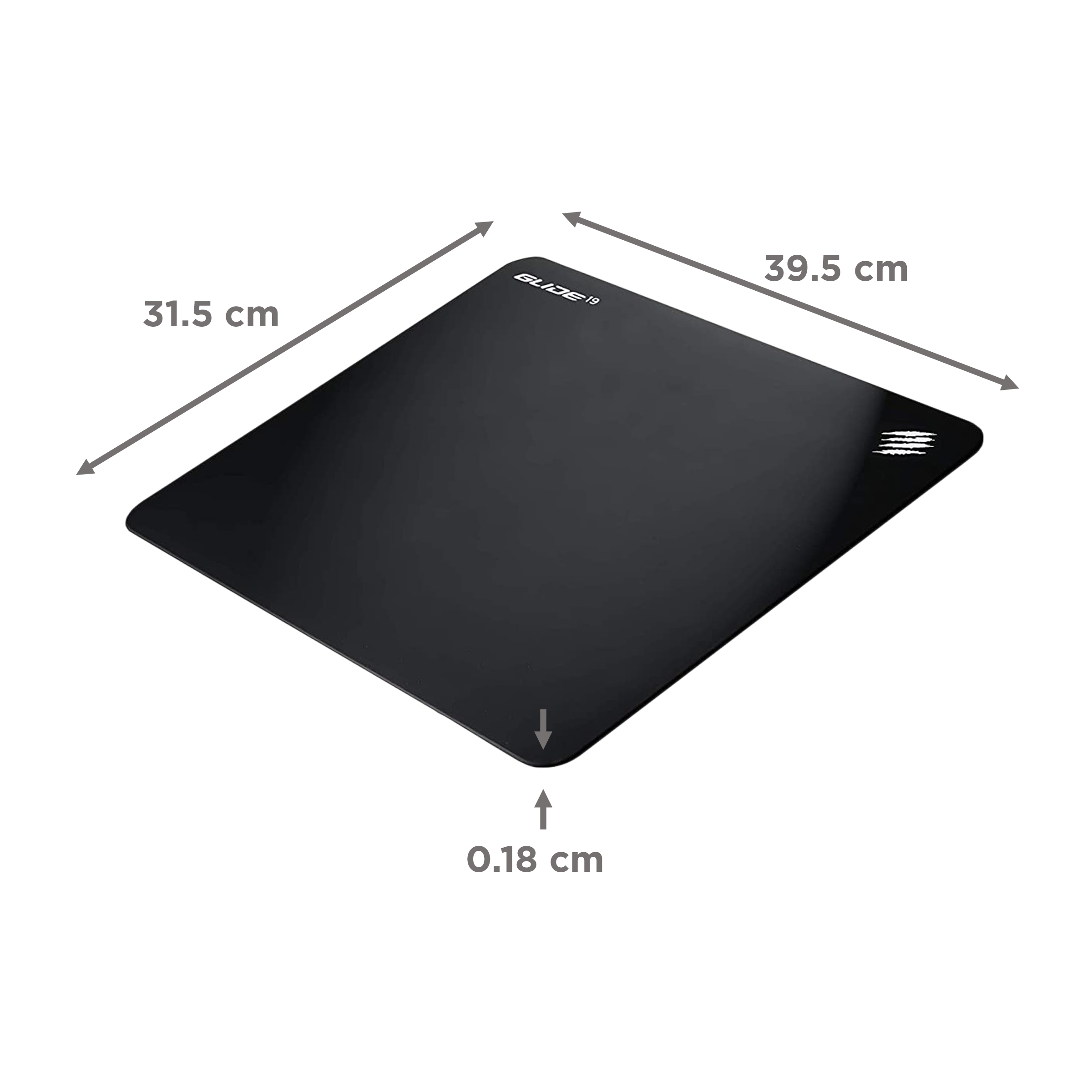 MAD CATZ G.L.I.D.E 19 Gaming Mousepad (Liquid Resistant, SGSSNS19BL000-0, Black)_4