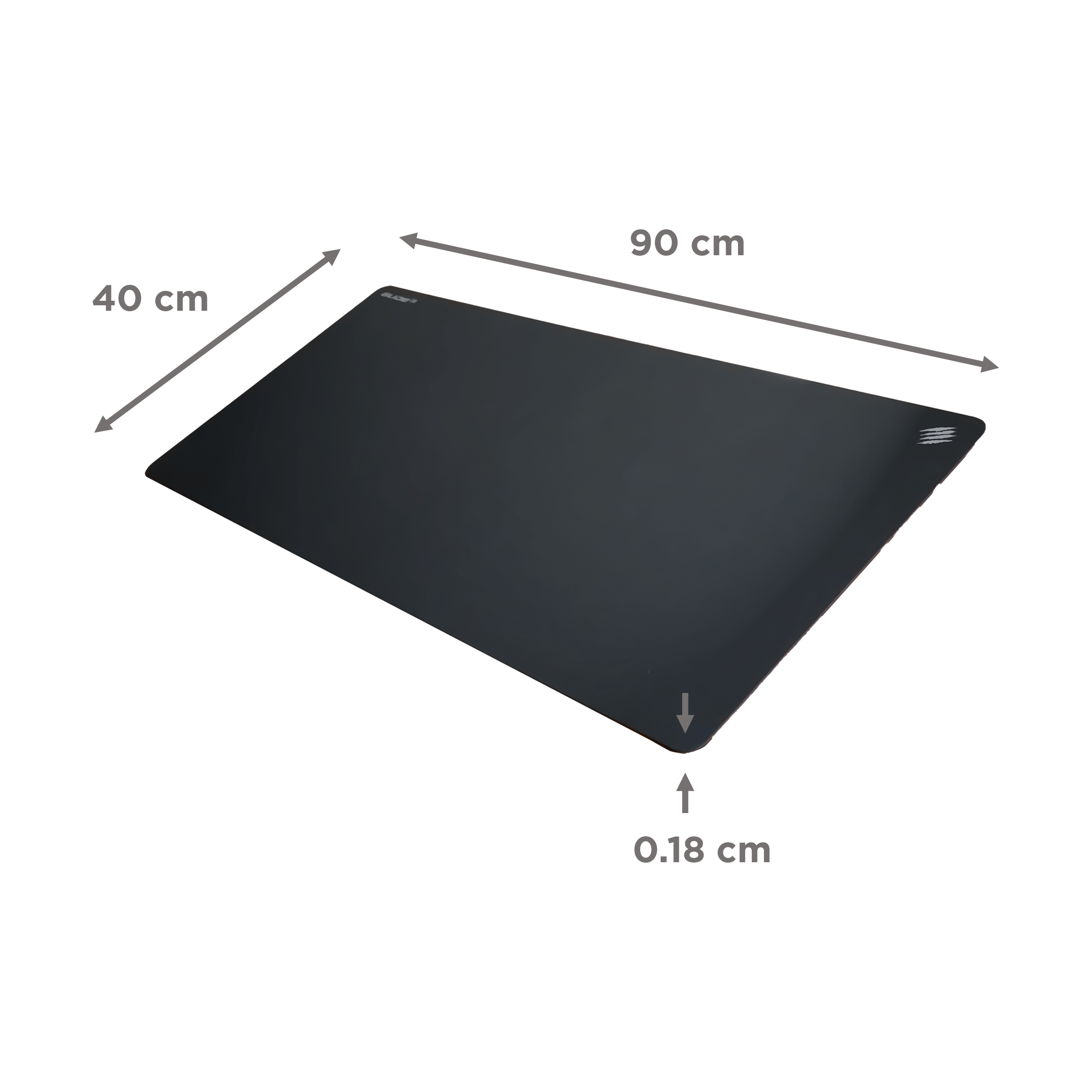 MAD CATZ G.L.I.D.E. 38 Gaming Mouse Pad (Advanced Textile-Weave Surface, Black)_5