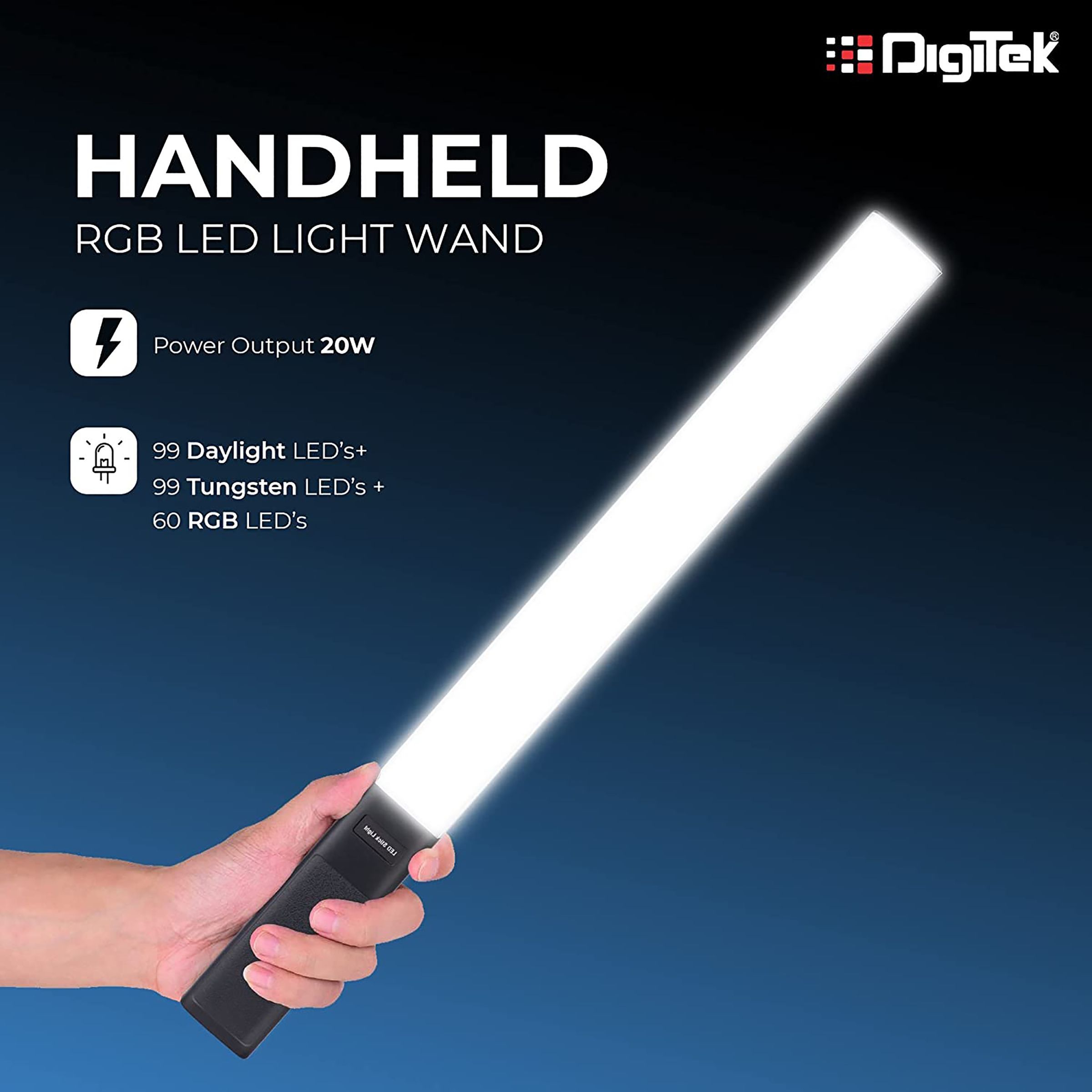 Digitek DSL 20W RGB LED Light Wand with Remote for Photography, Videography & Live Streaming (Easy Buttons Control) Digitek DSL 20W RGB LED Light Wand with Remote for Photography, Videography & Live Streaming (Easy Buttons Control)_4