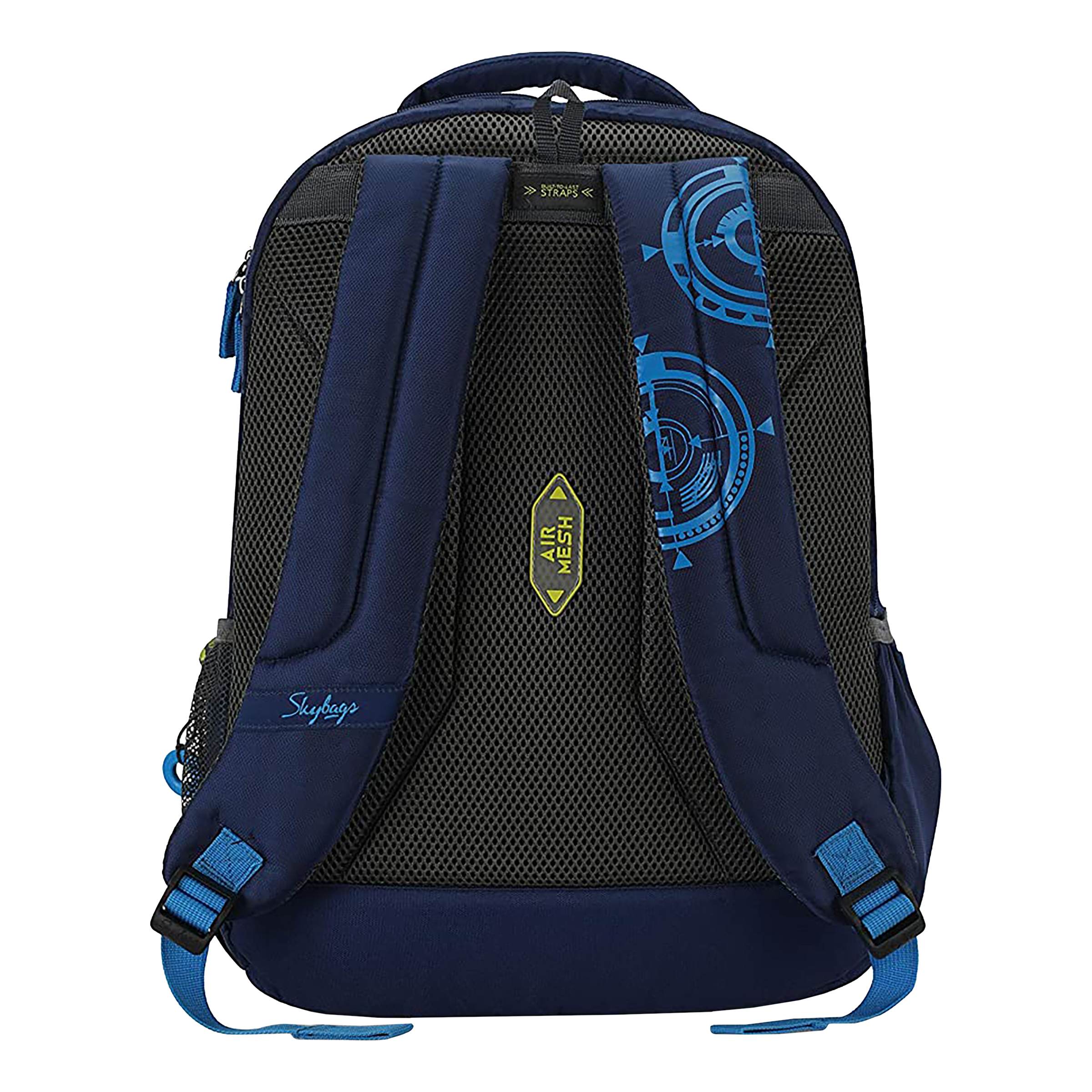 Skybags New Neon 32 Litres Polyester Backpack (3 Compartments, BPNNE17HBLU, Blue)_3