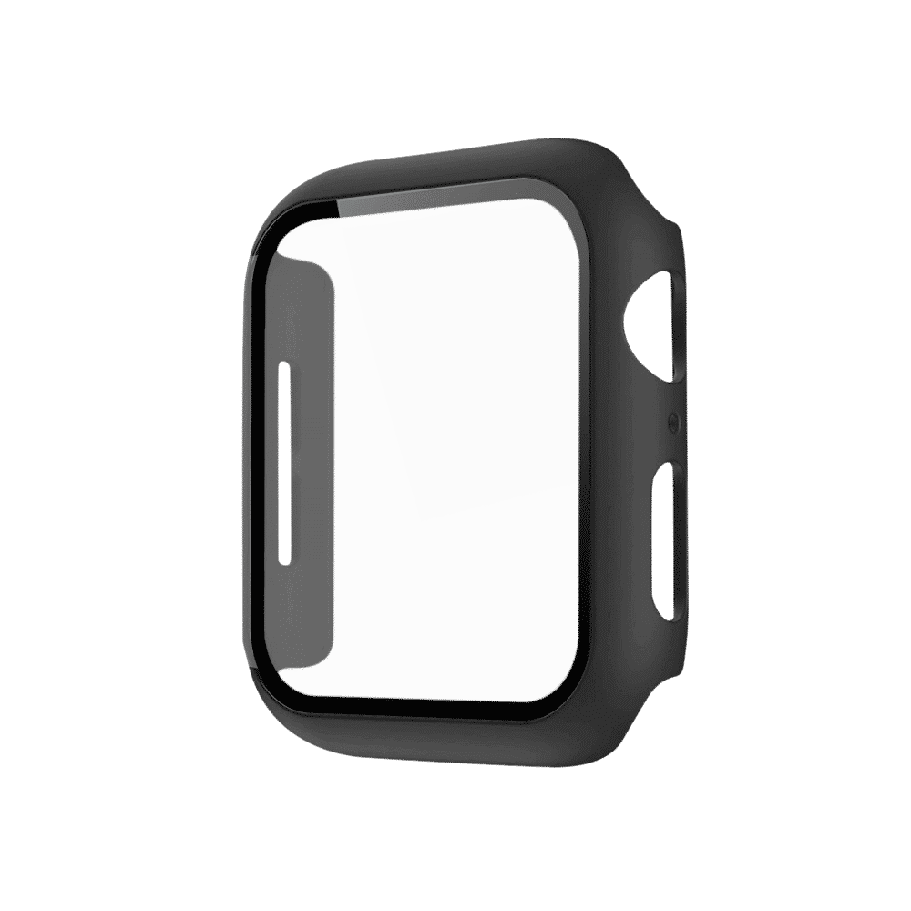 Gripp Defence Polycarbonate Bumper Case for Apple Watch Series 7, 6, 5, 4, 3, 2, 1 & SE (45mm) (Built-in Tempered Glass, Black)_5