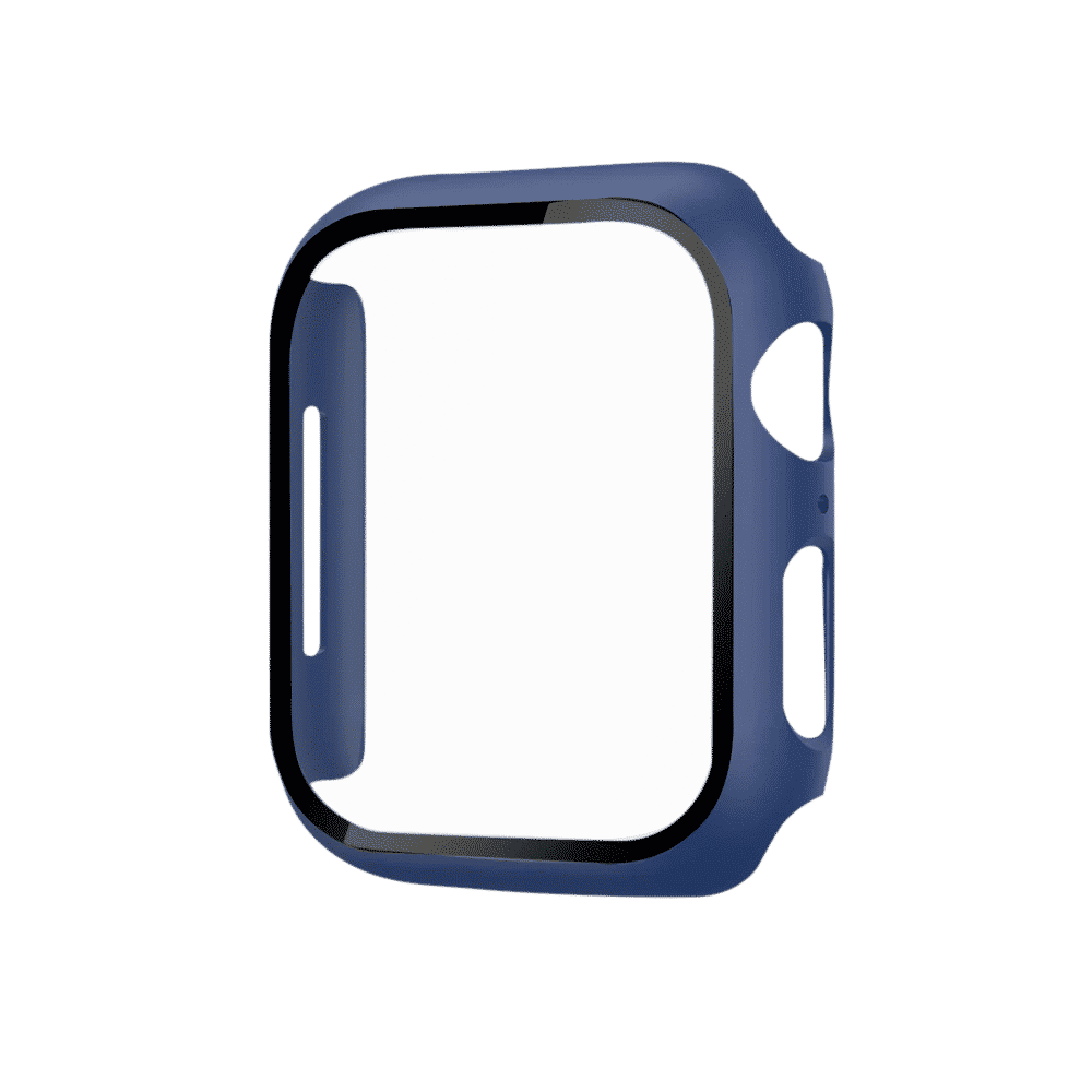 Gripp Defence Polycarbonate Bumper Case for Apple Watch Series 7, 6, 5, 4, 3, 2, 1 & SE (45mm) (Built-in Tempered Glass, Blue)_5