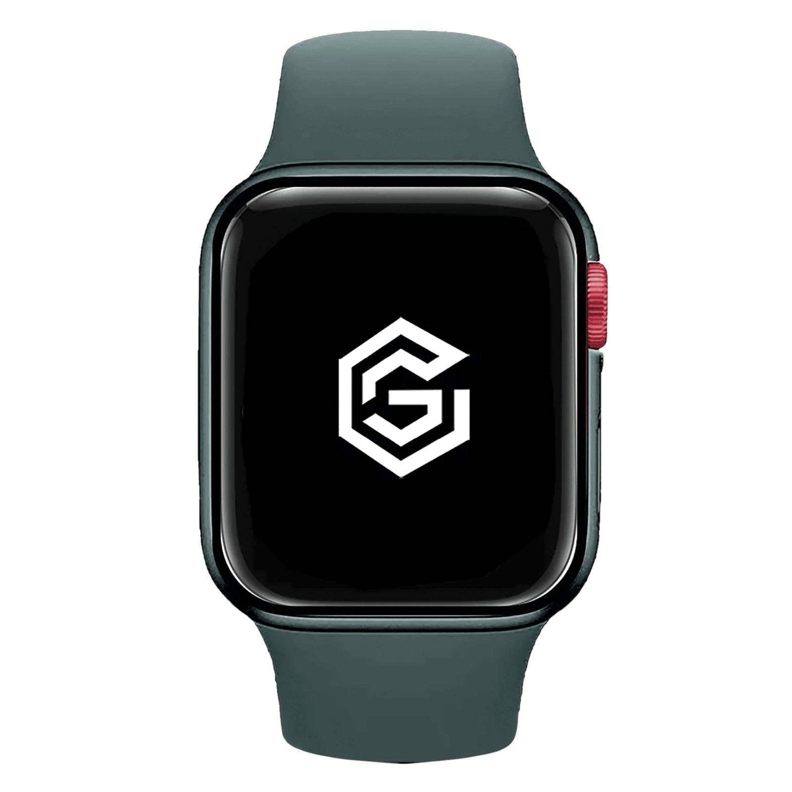 Gripp Defence Polycarbonate Bumper Case for Apple Watch Series 7, 6, 5, 4, 3, 2, 1 & SE (45mm) (Built-in Tempered Glass, Green)_3