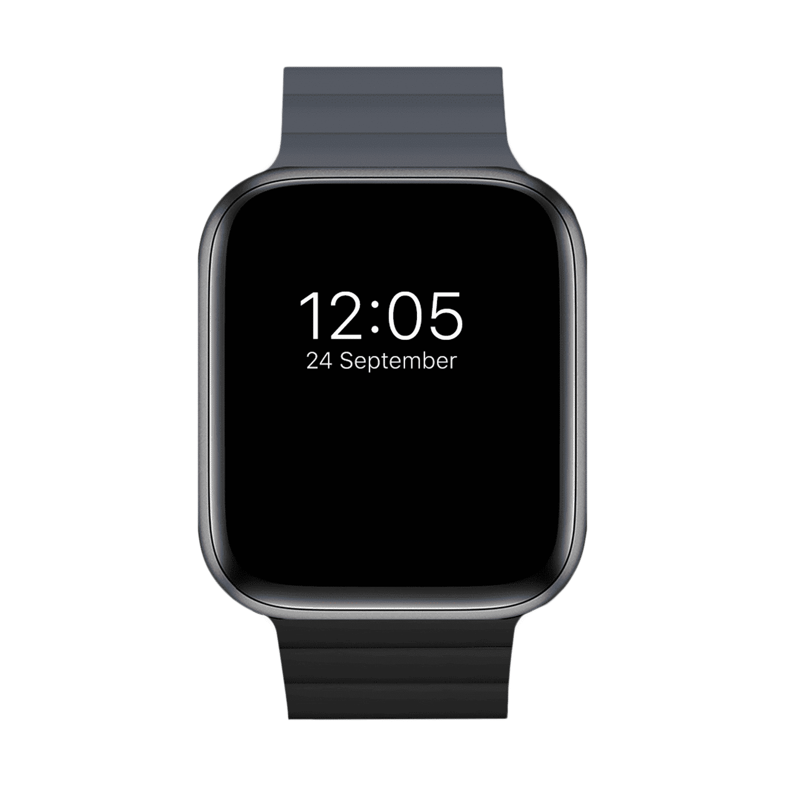 GRIPP Reverser Silicone Magnetic Strap for Apple Watch Series SE, 1, 2, 3, 4, 5, 6, 7, 8, 9 & 10 (40mm / 41mm / 42mm) (Perfect Fit, Grey & Black)_9