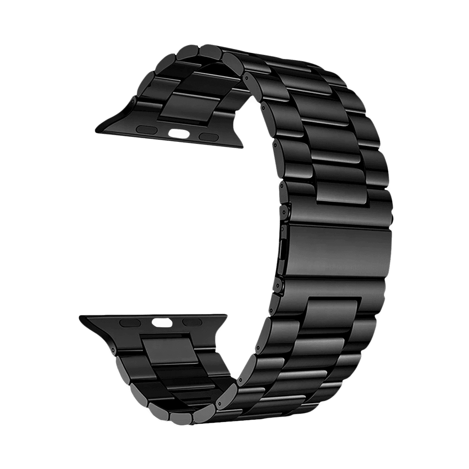 GRIPP Malleable Stainless Steel & Silicone Strap for Apple Watch Series Ultra, Ultra 2, SE, 4, 5, 6, 7, 8, 9, 10 (44mm / 45mm / 46mm / 49mm) (Safe & Secure, Black)_1