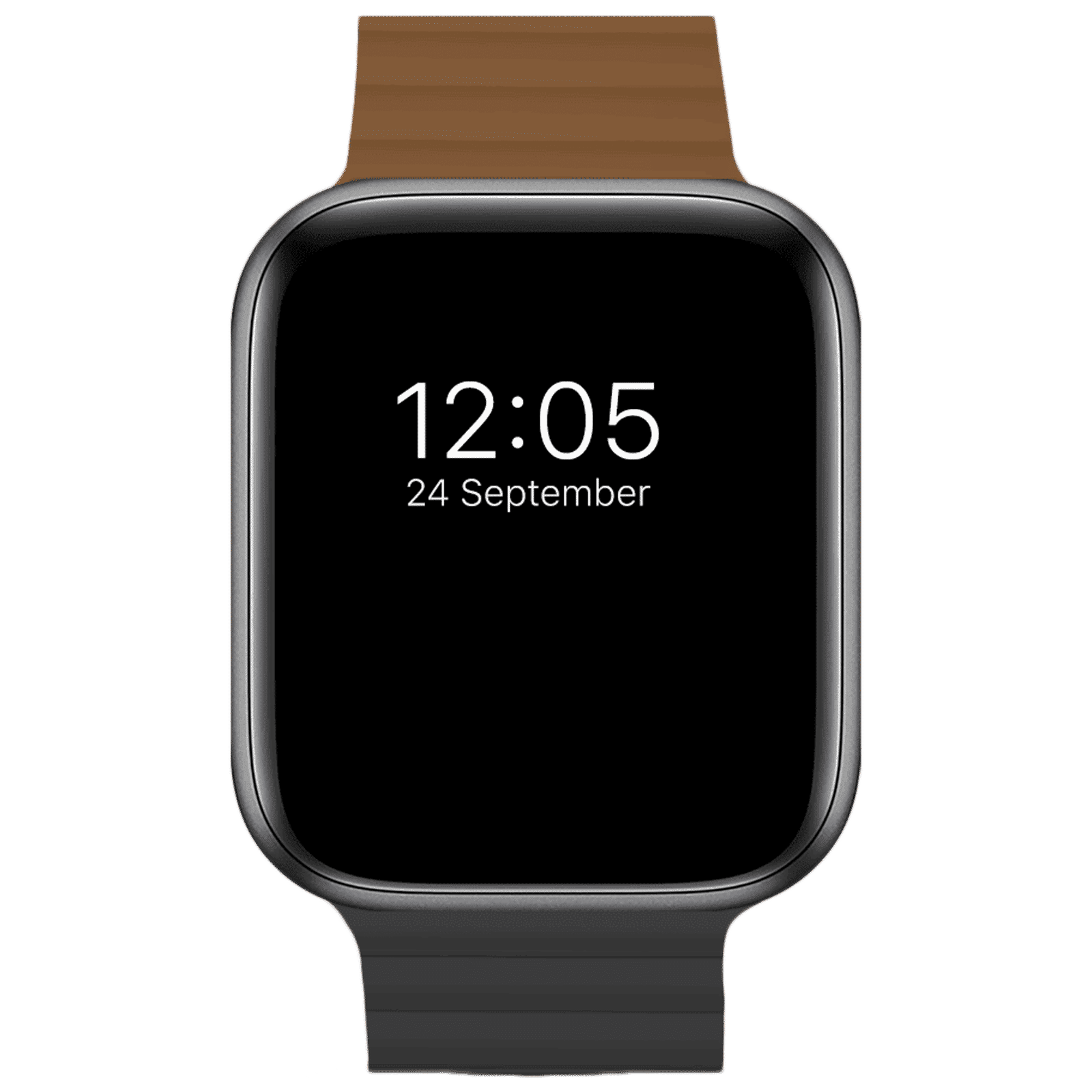 GRIPP Reverser Silicone Magnetic Strap for Apple Watch Ultra 2, Ultra, Watch Series SE, 4, 5, 6, 7, 8, 9 & 10 (44mm / 45mm / 46mm / 49mm) (Perfect Fit, Camel Black)_9