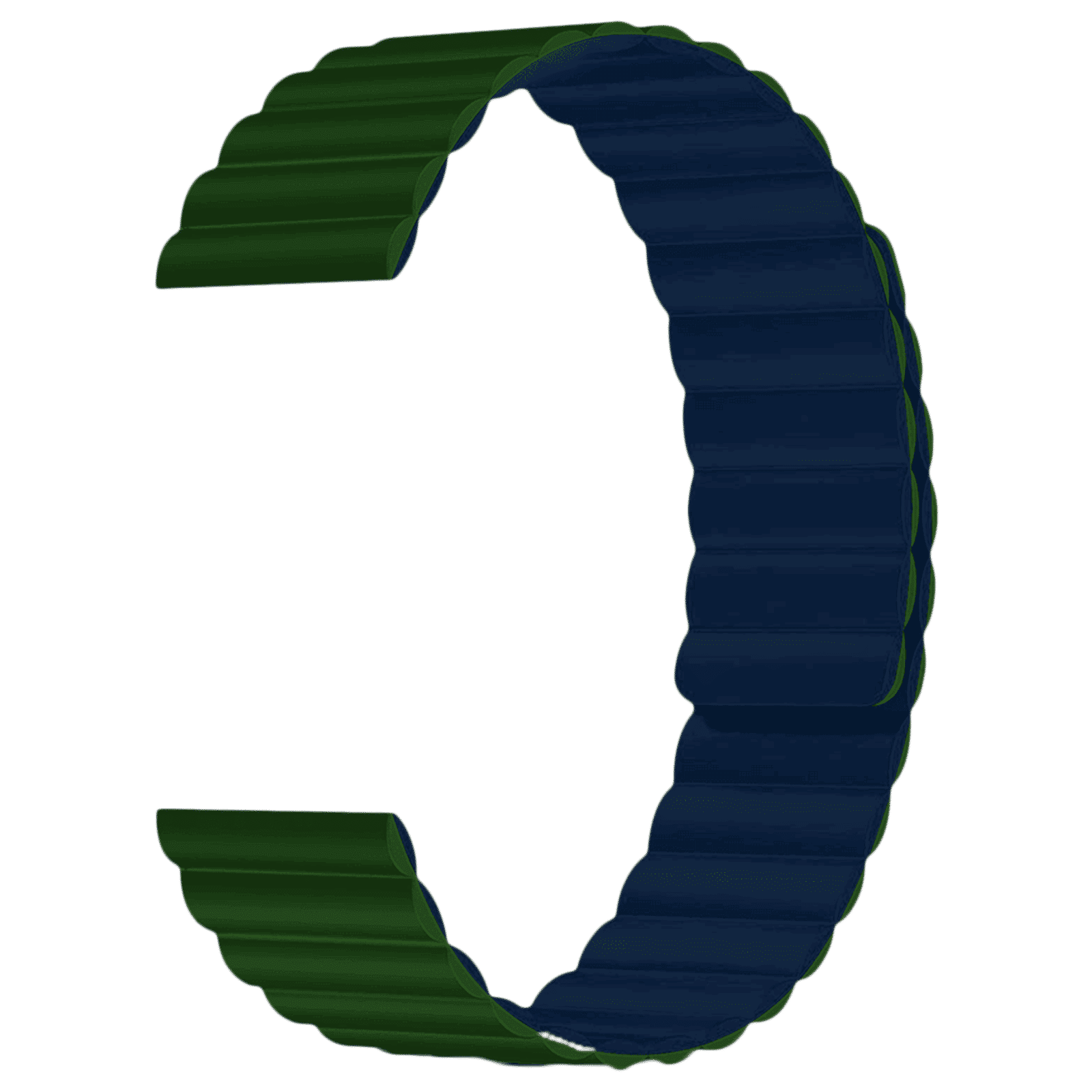 GRIPP Reverser Silicone Magnetic Strap for Apple Watch Ultra 2, Ultra, Watch Series SE, 4, 5, 6, 7, 8, 9 & 10 (44mm / 45mm / 46mm / 49mm) (Perfect Fit, Green Blue)_3