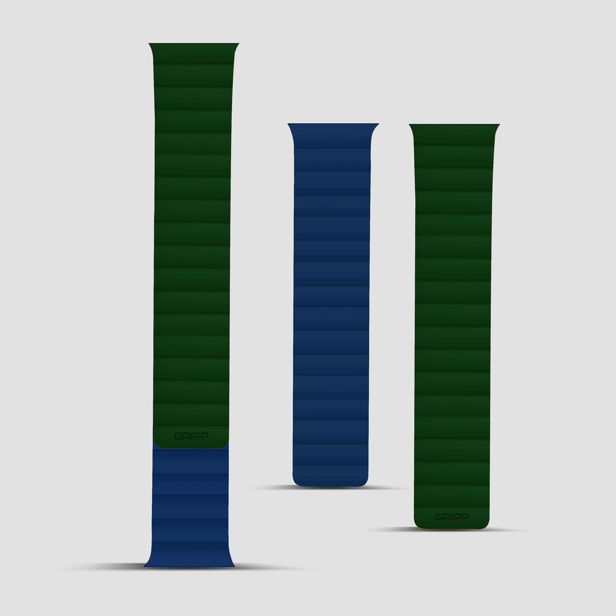 GRIPP Reverser Silicone Magnetic Strap for Apple Watch Ultra 2, Ultra, Watch Series SE, 4, 5, 6, 7, 8, 9 & 10 (44mm / 45mm / 46mm / 49mm) (Perfect Fit, Green Blue)_4