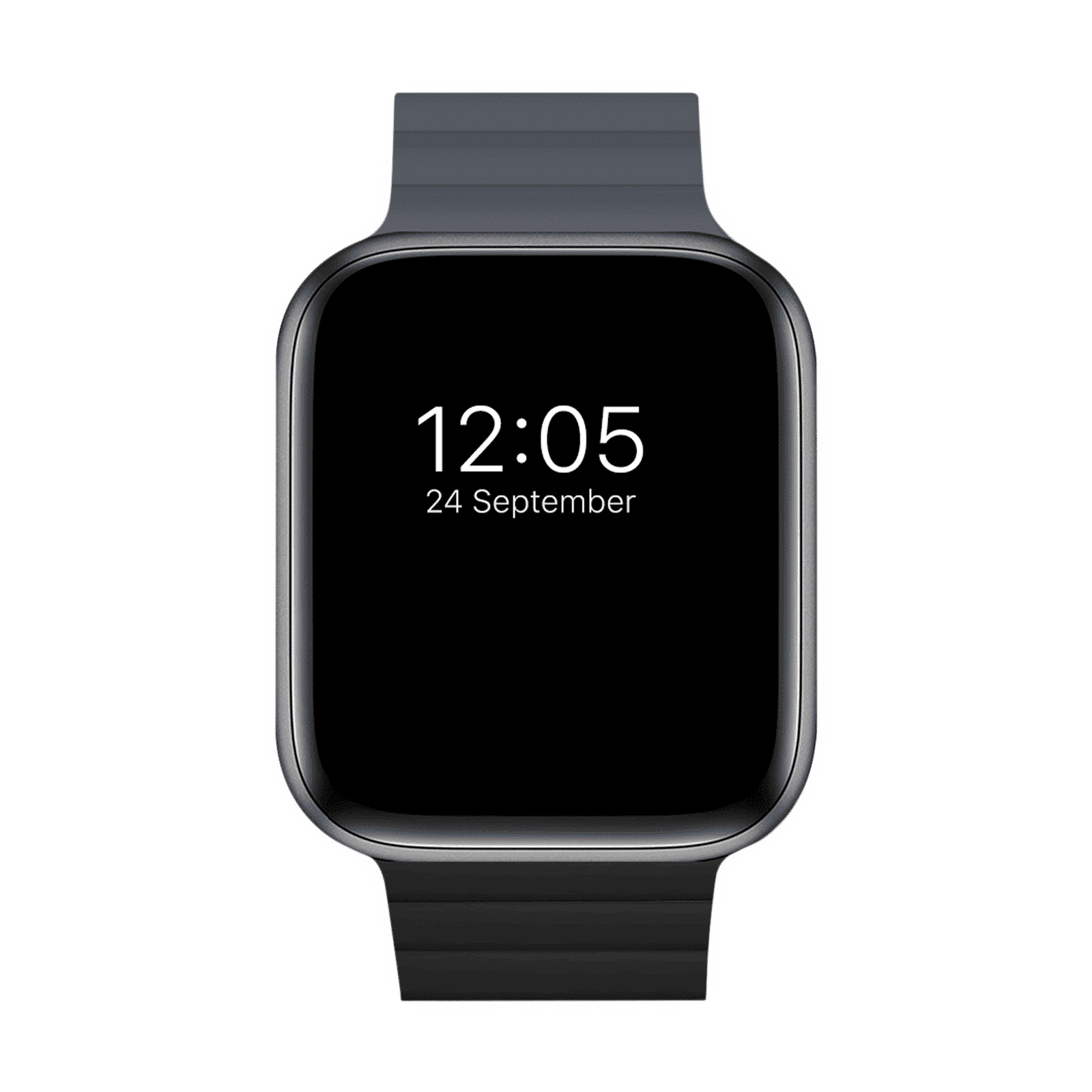 GRIPP Reverser Silicone Magnetic Strap for Apple Watch Ultra 2, Ultra, Watch Series SE, 4, 5, 6, 7, 8, 9 & 10 (44mm / 45mm / 46mm / 49mm) (Perfect Fit, Grey & Black)_8