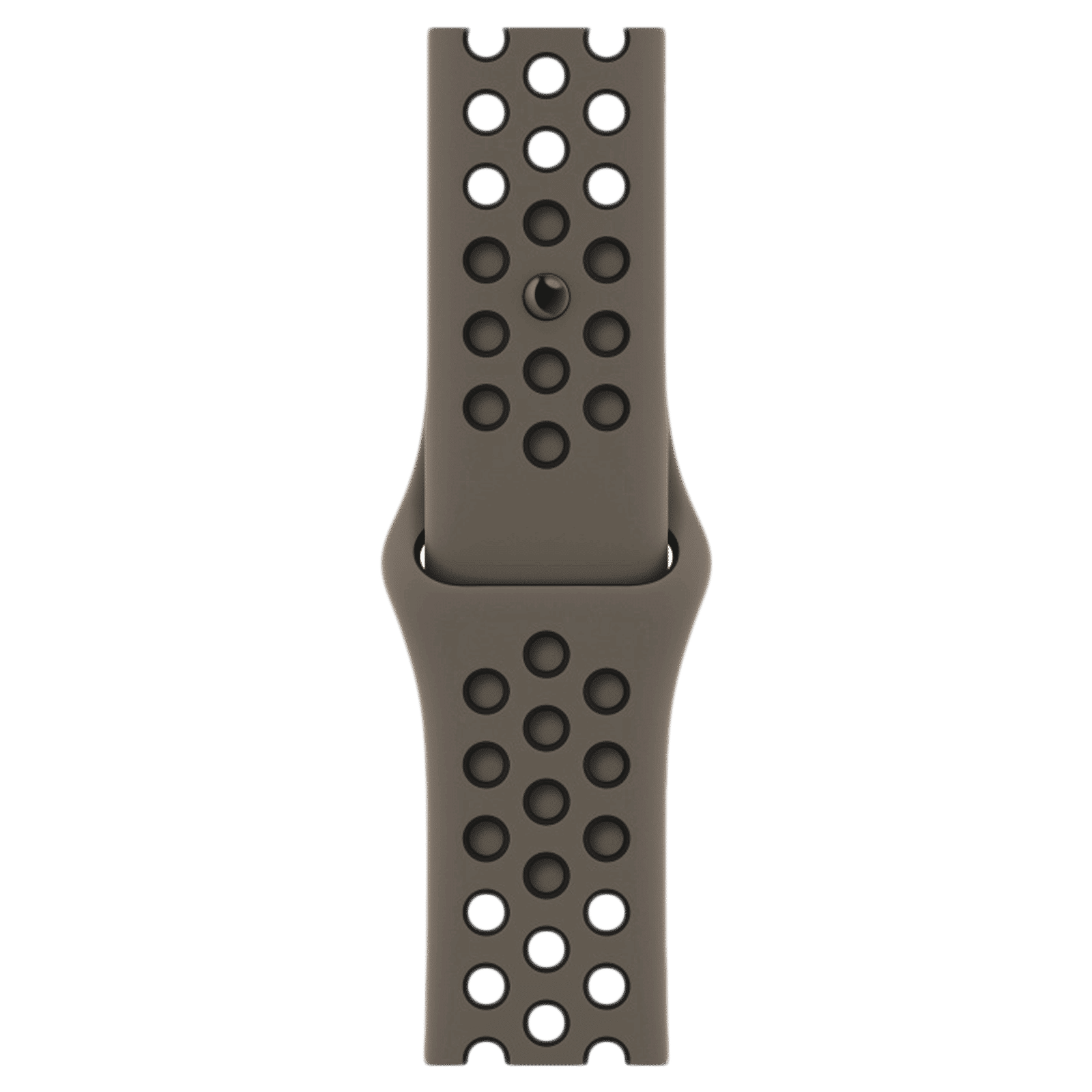 Apple Nike Fluoroelastomer Sport Band for Apple (38mm / 40mm / 41mm) (Durable & Strong, Olive Grey/Black)_1