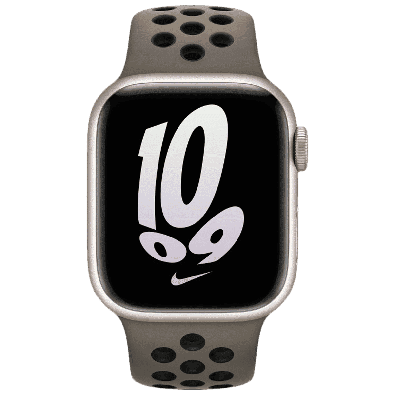 Apple Nike Fluoroelastomer Sport Band for Apple (38mm / 40mm / 41mm) (Durable & Strong, Olive Grey/Black)_4