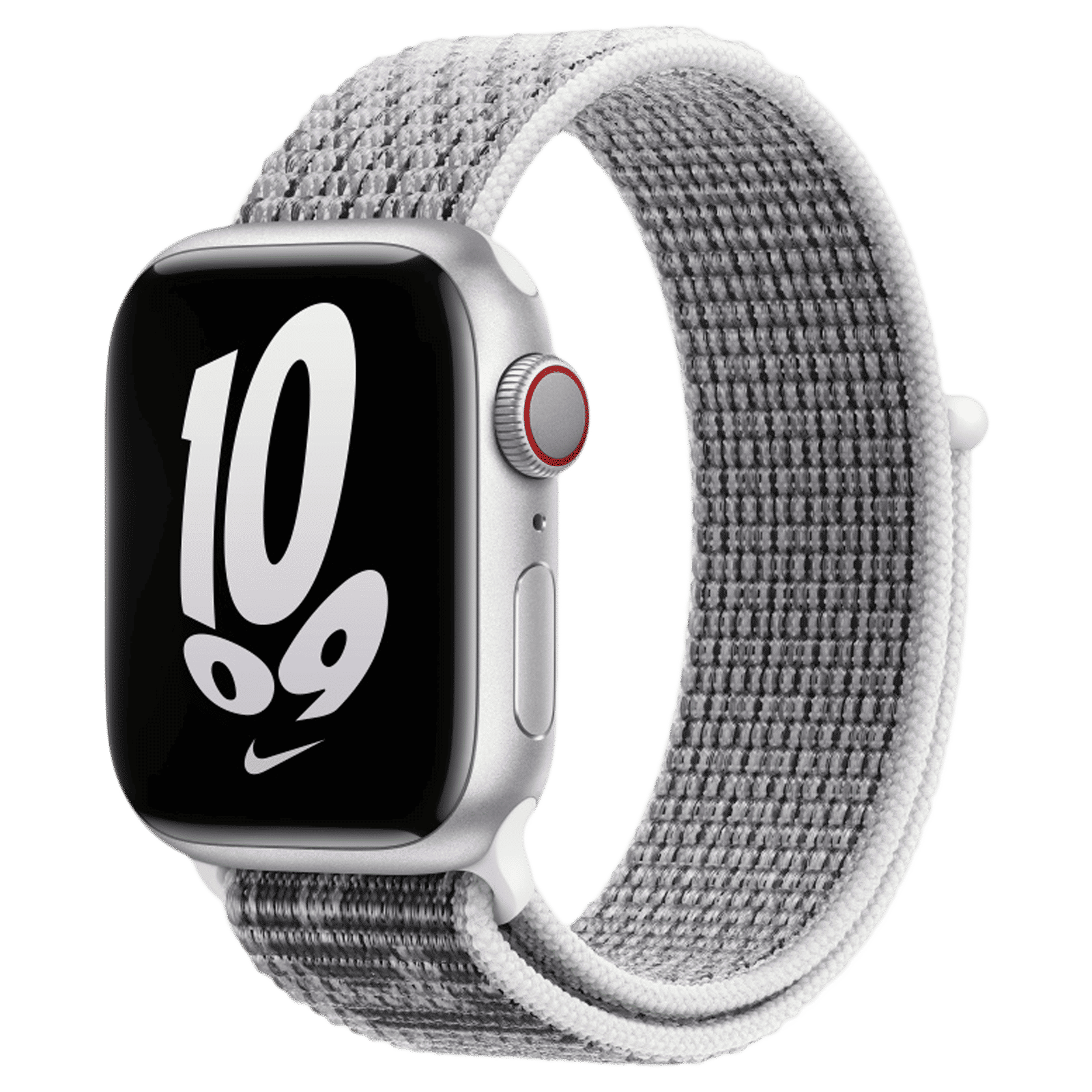Apple Nike Woven Nylon Sport Loop for Apple (38mm / 40mm / 41mm) (Breathable & Lightweight, Summit White/Black)_3