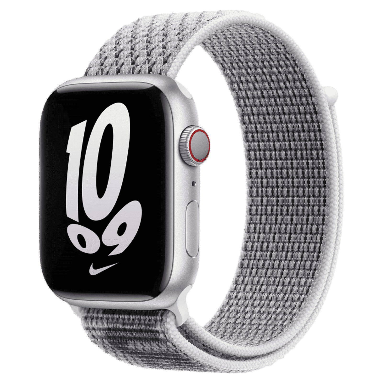 Apple Nike Woven Nylon Strap for Apple Watch (49mm / 45mm / 44mm / 42mm) (Breathable & Lightweight, Summit White & Black) Apple Nike Woven Nylon Strap for Apple Watch (49mm / 45mm / 44mm / 42mm) (Breathable & Lightweight, Summit White & Black)_2