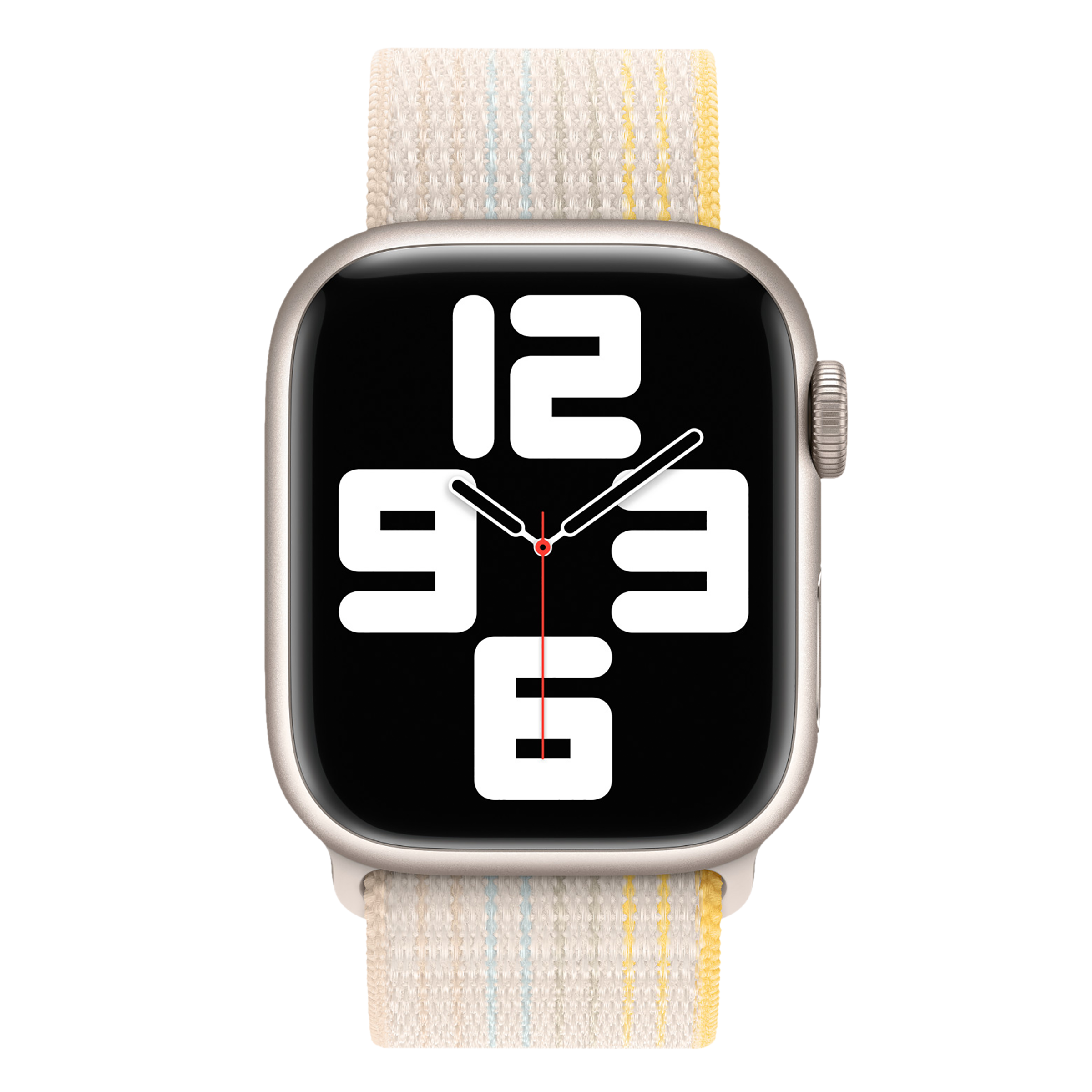 Apple Woven Nylon Sport Loop for Apple (38mm / 40mm / 41mm) (Soft, Breathable & Lightweight, Starlight)_4