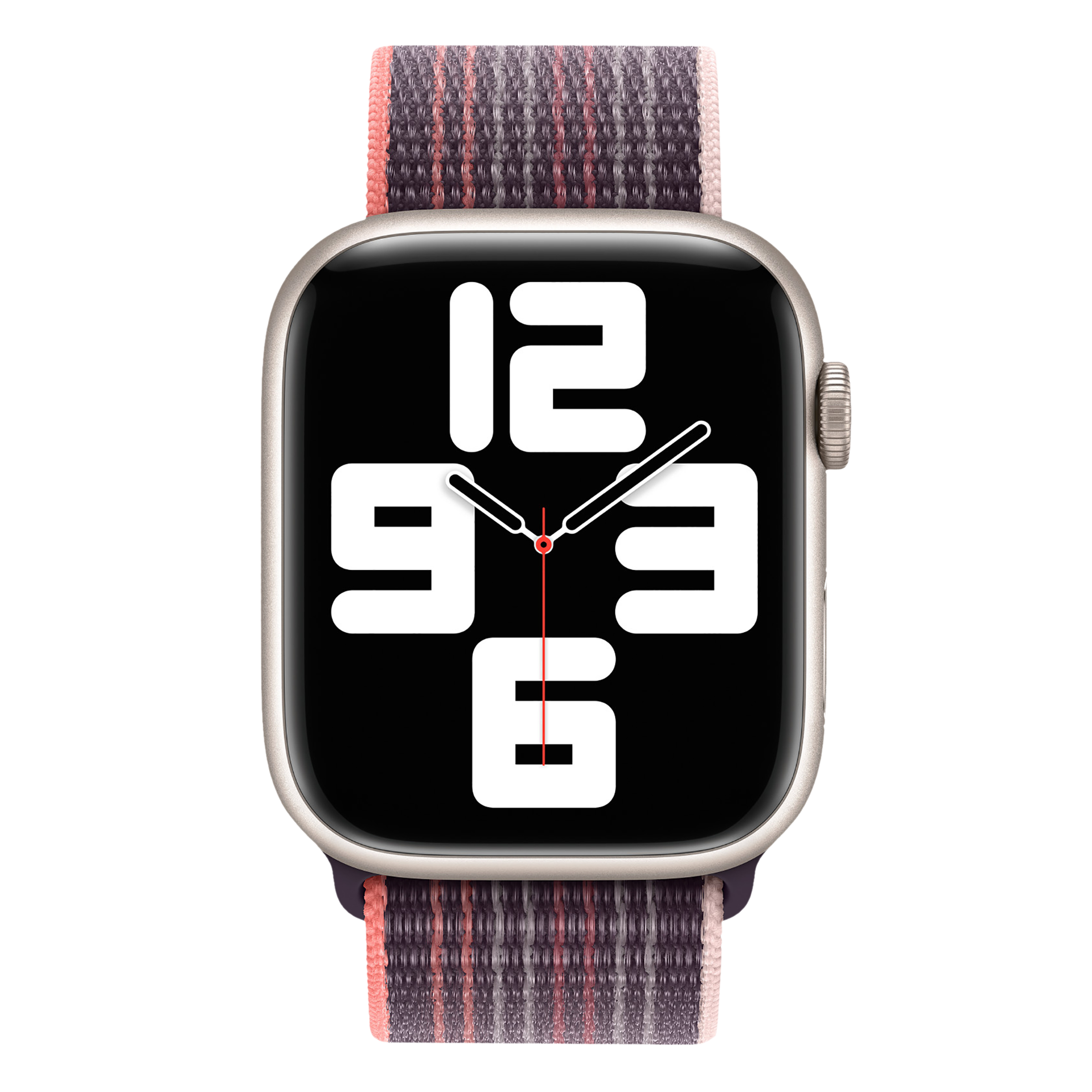 Apple Woven Nylon Sport Loop for Apple (42mm / 44mm / 45mm / 49mm) (Soft, Breathable & Lightweight, Elderberry)_4