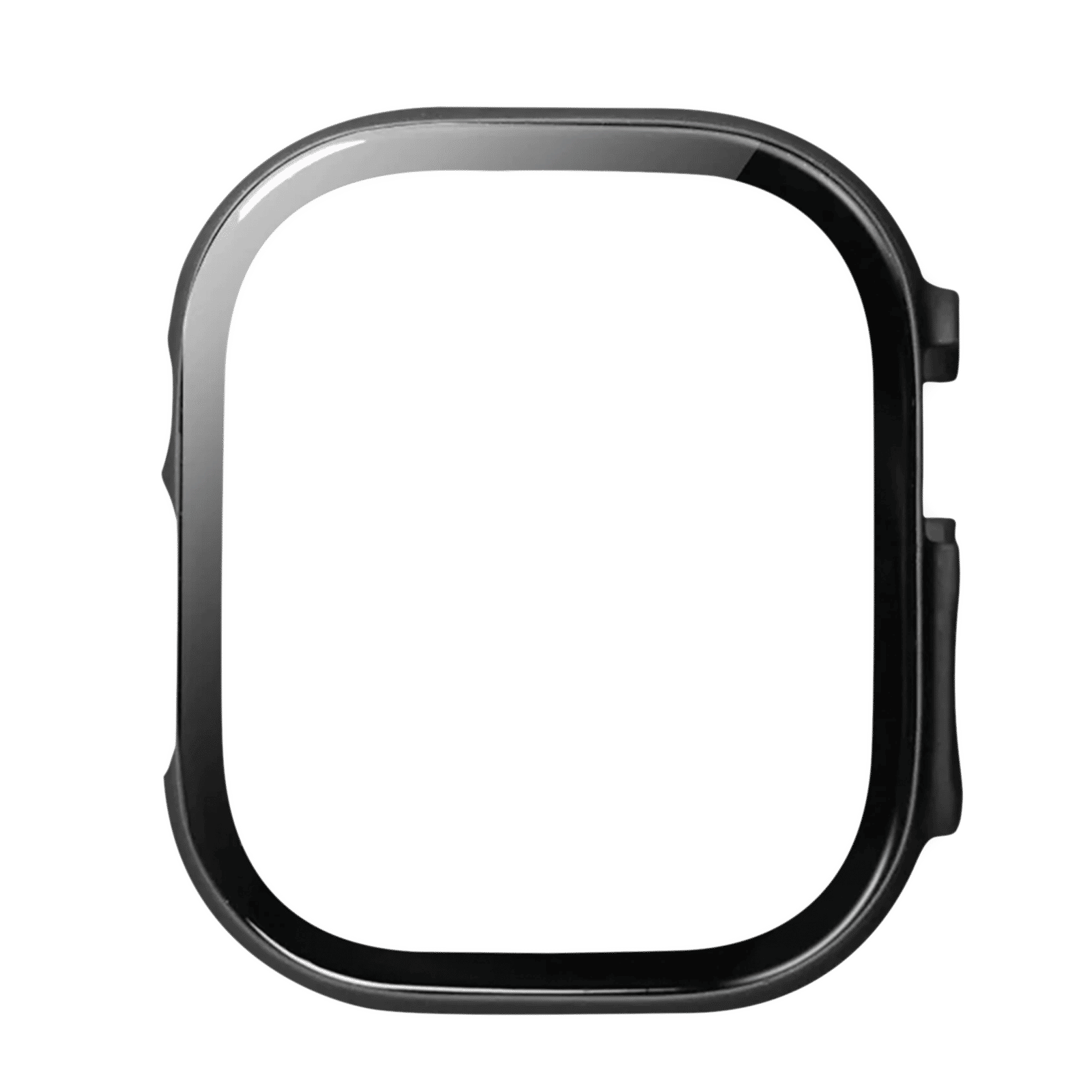 Gripp Defence Polycarbonate Bumper Case for Apple Watch Series 7, 6, 5, 4, 3, 2, 1 & SE (49mm) (Built-in Tempered Glass, Black)_5