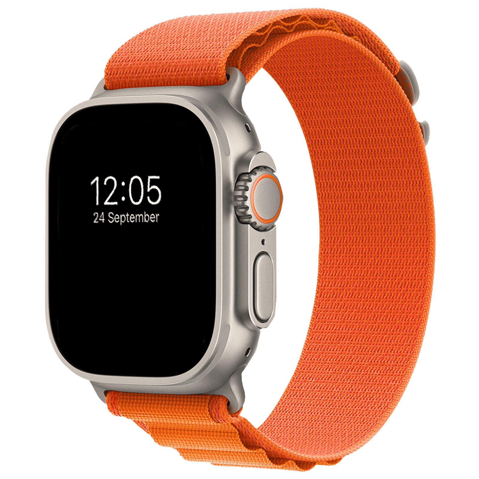 Gripp Glen Strap for Apple (45mm / 49mm) (Scratch Resistant, Orange)_2